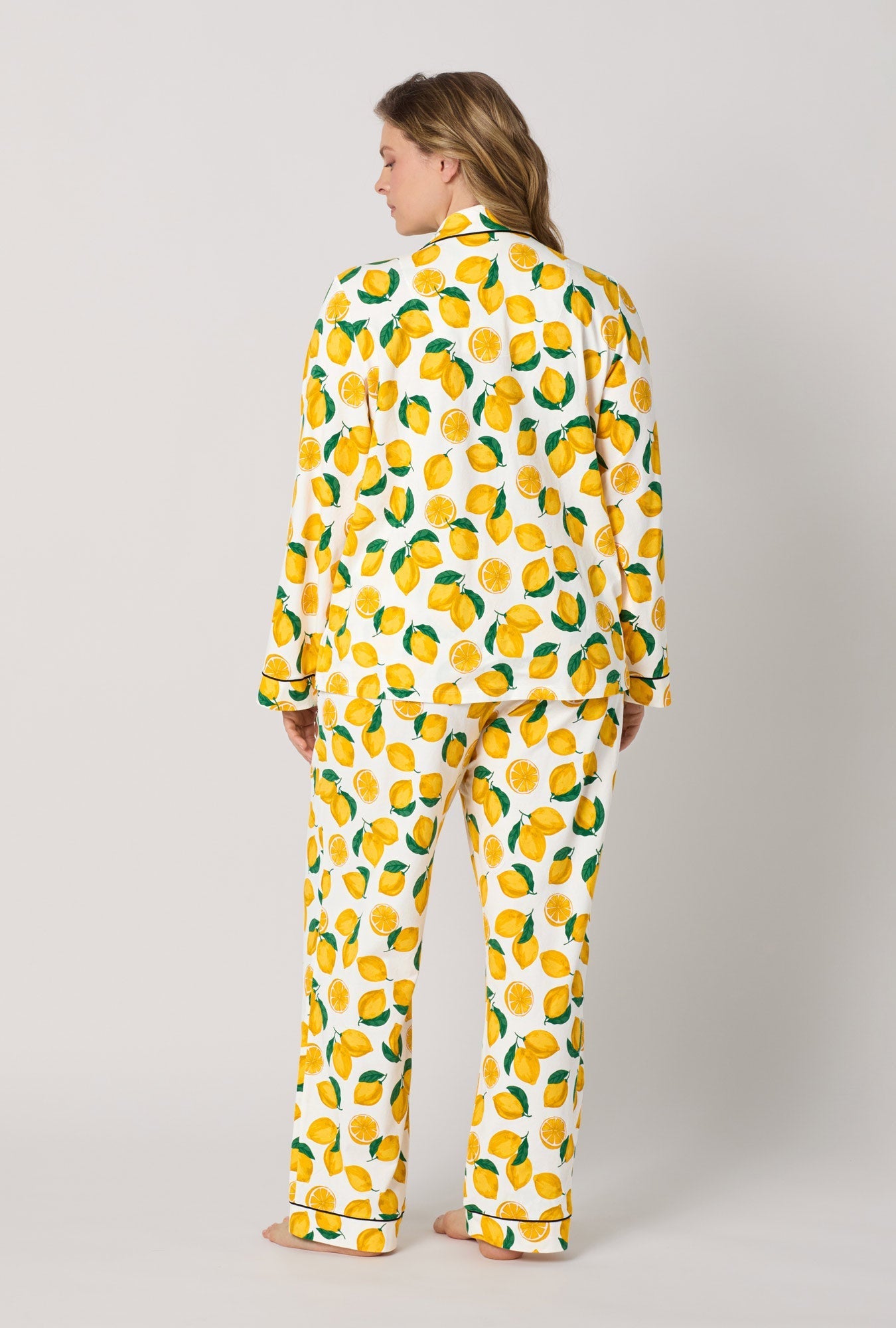 Main Squeeze Long Sleeve Classic Stretch Jersey PJ Set