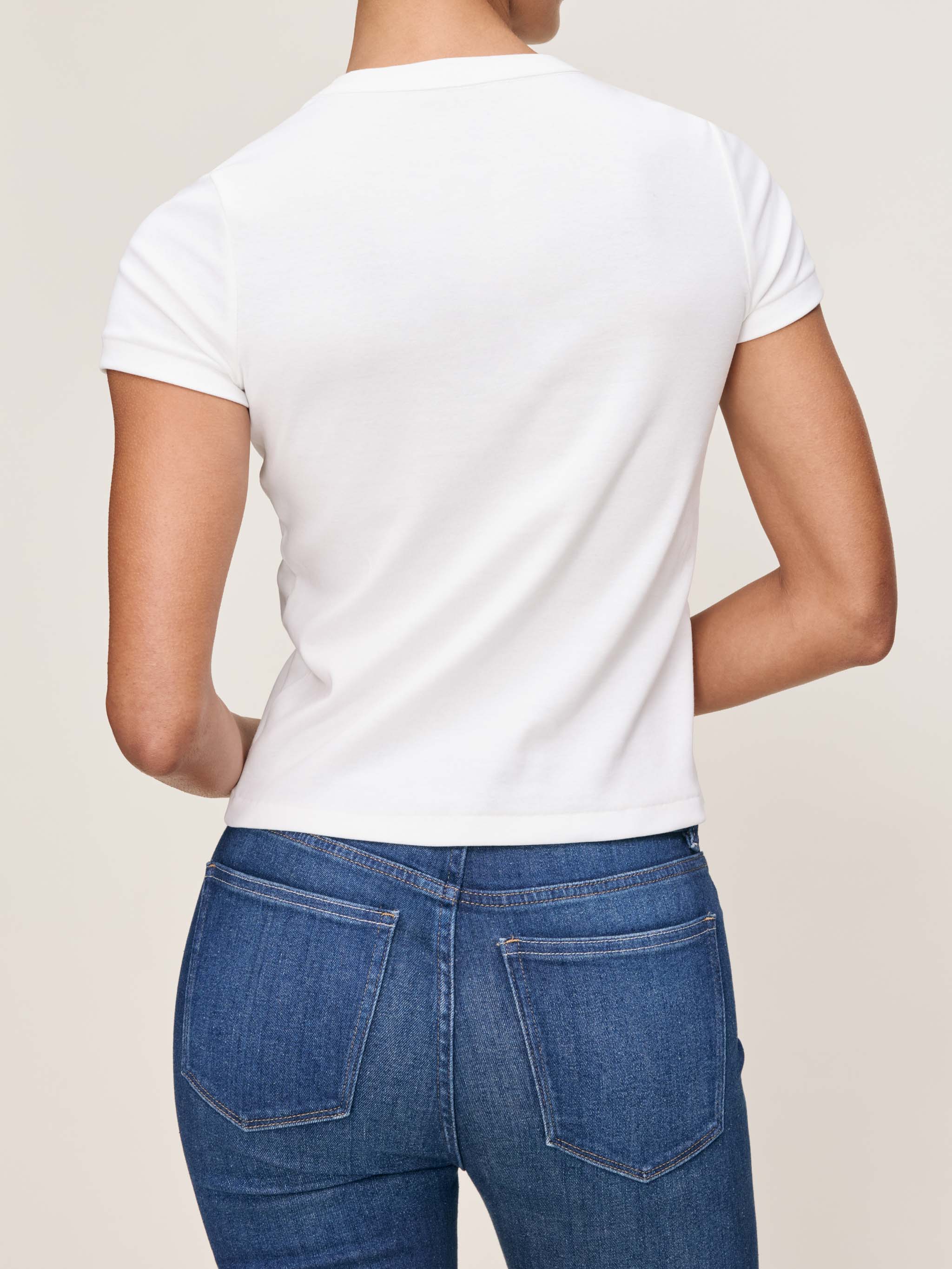 Shrunken Tee | White