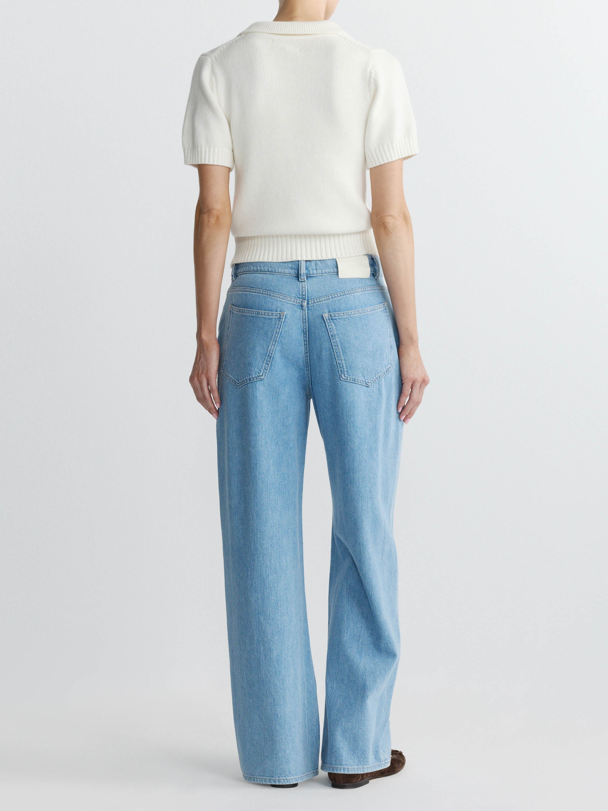 Casie Relaxed Wide Leg 31" Jeans | Rhone Aura