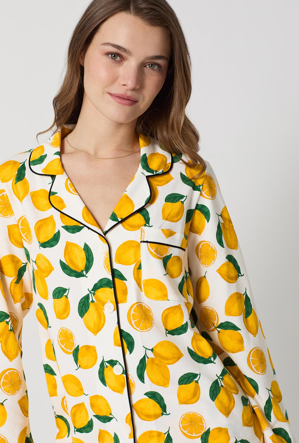 Main Squeeze Long Sleeve Classic Stretch Jersey PJ Set