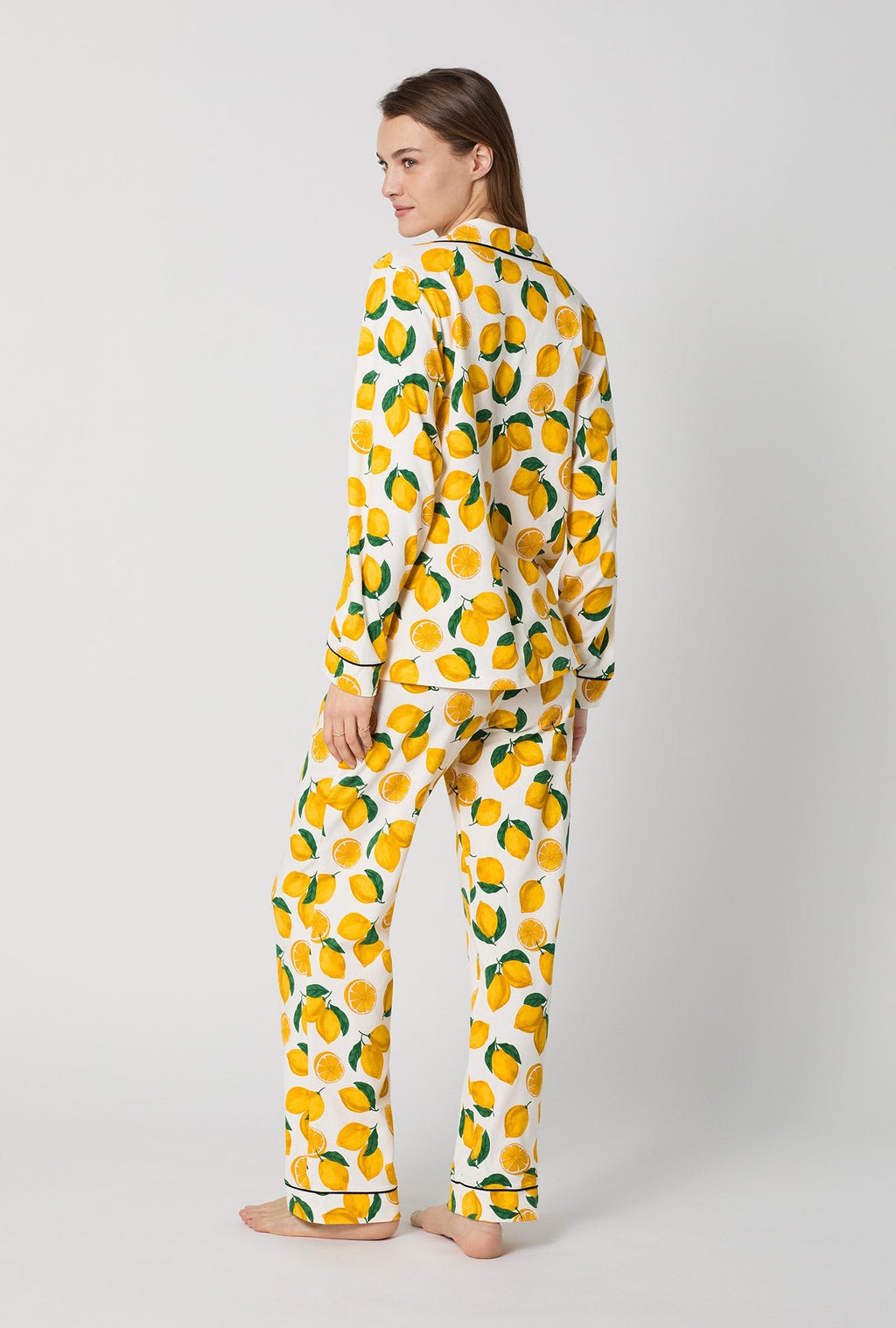 Main Squeeze Long Sleeve Classic Stretch Jersey PJ Set