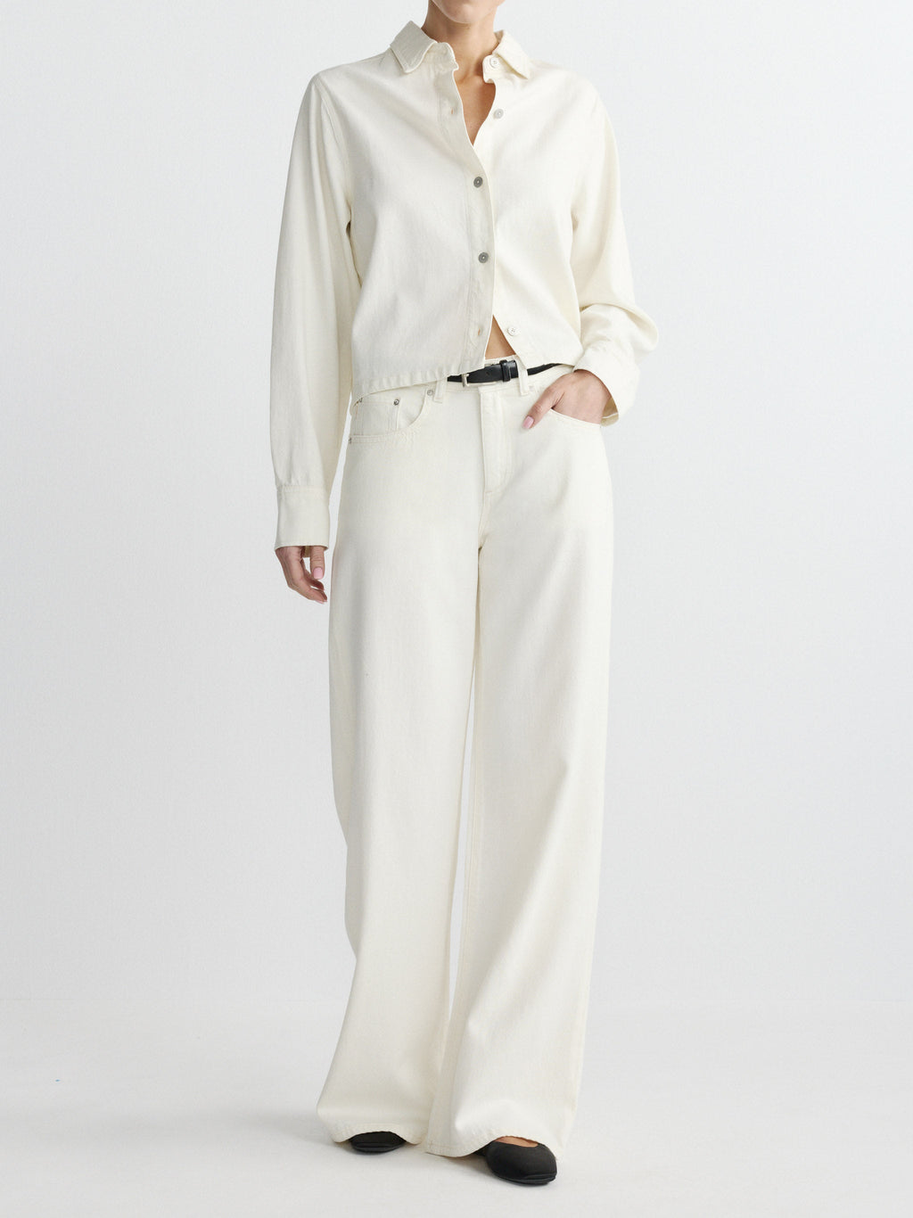 Montauk Shirt Long Sleeve | Eggshell