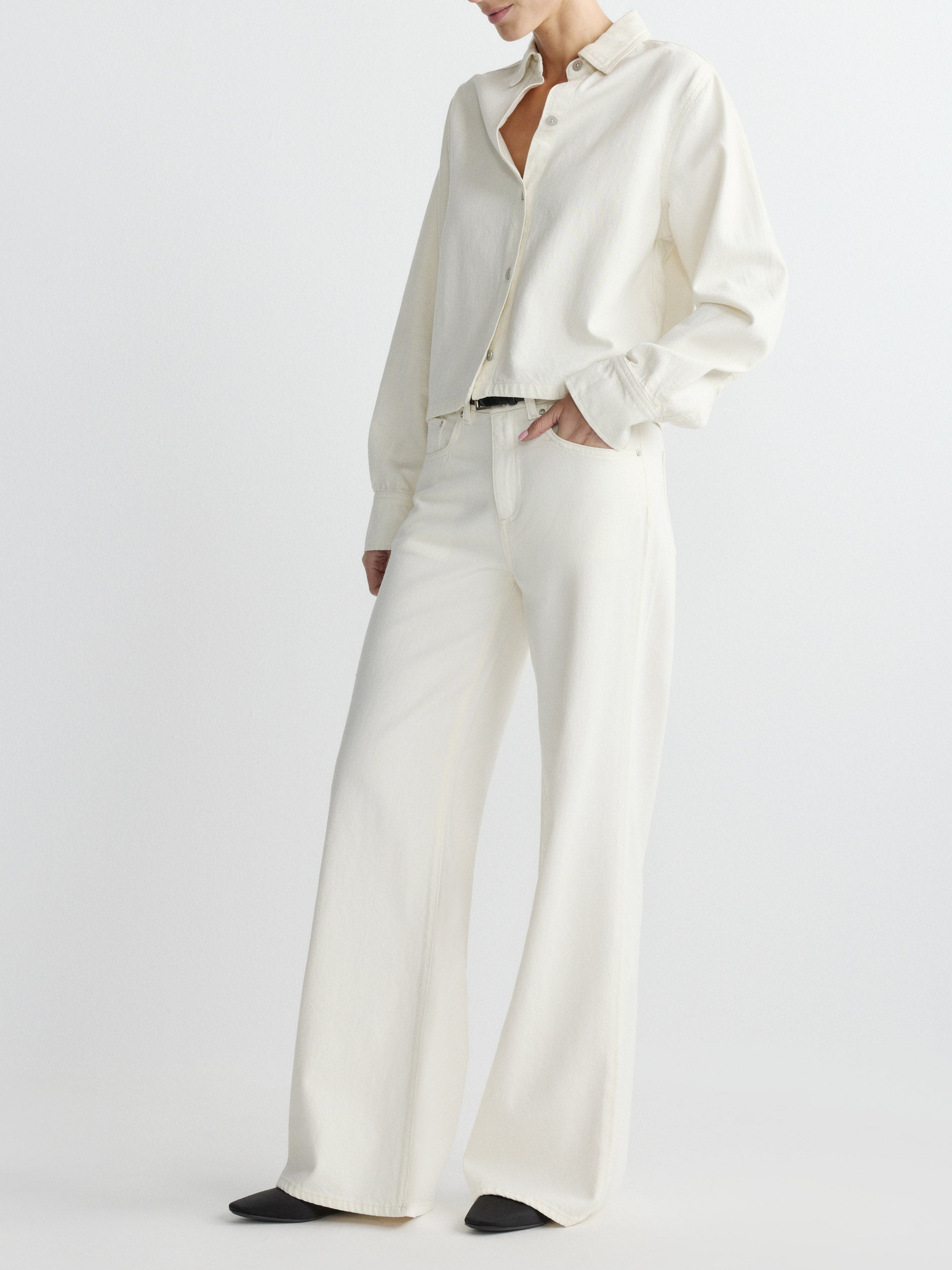 Montauk Shirt Long Sleeve | Eggshell