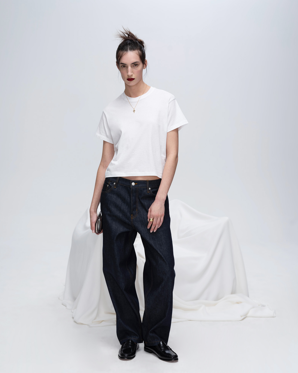 Classic Jersey Boy Tee - White