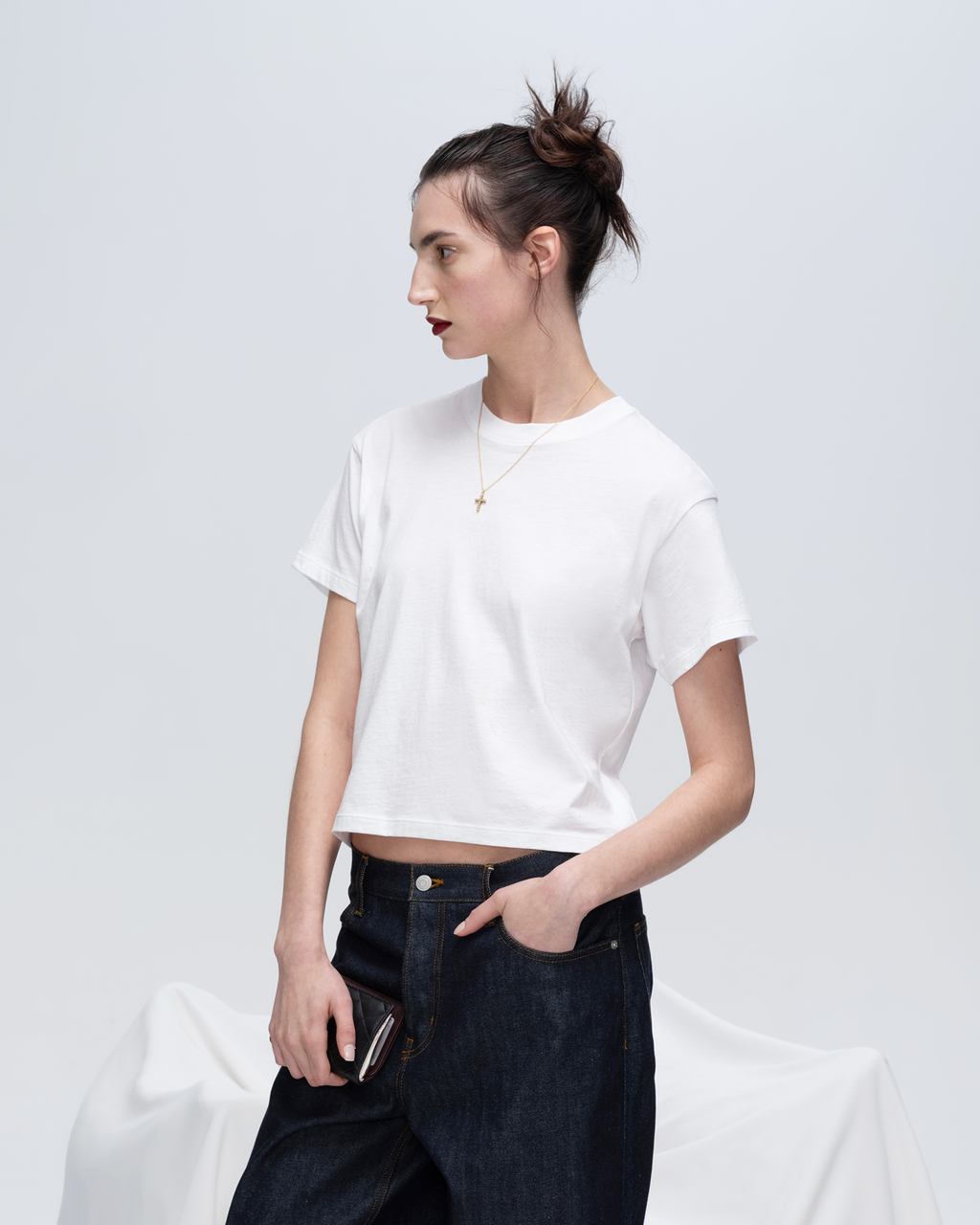 Classic Jersey Boy Tee - White