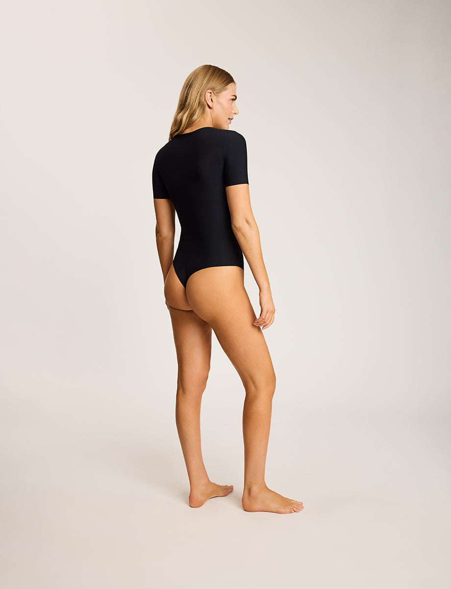 Butter Short Sleeve Crewneck Bodysuit