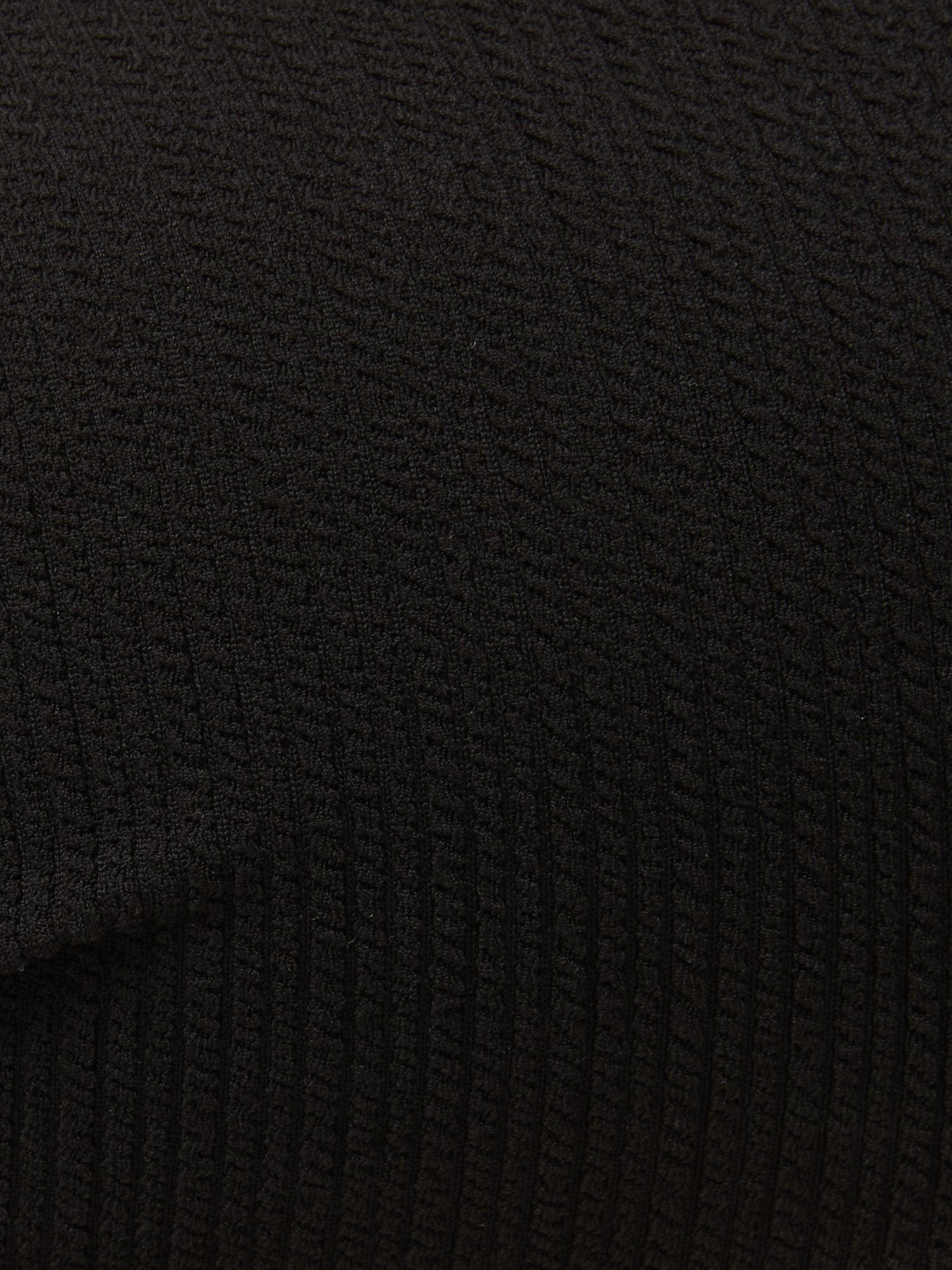 High Waist Bottom In Black Texture