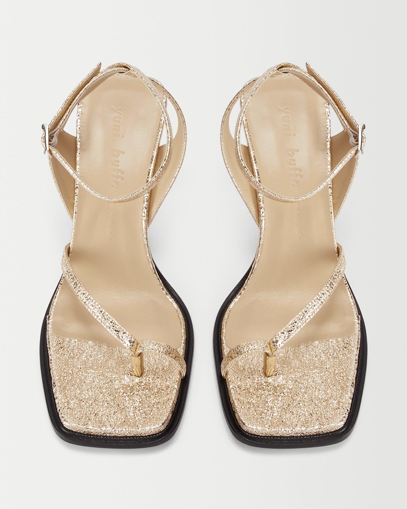 Castrise Mid-Heel Sandal in Comet