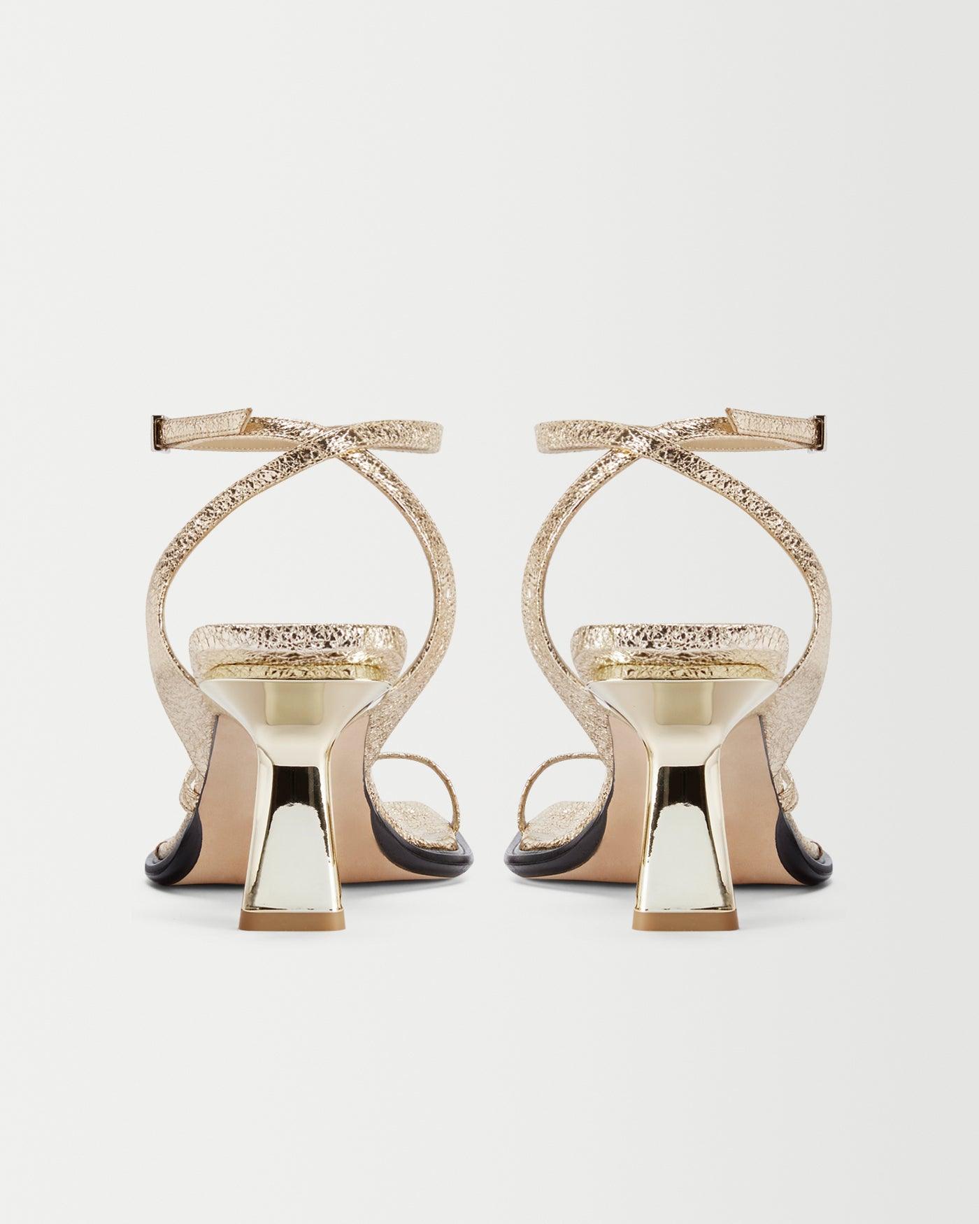 Castrise Mid-Heel Sandal in Comet