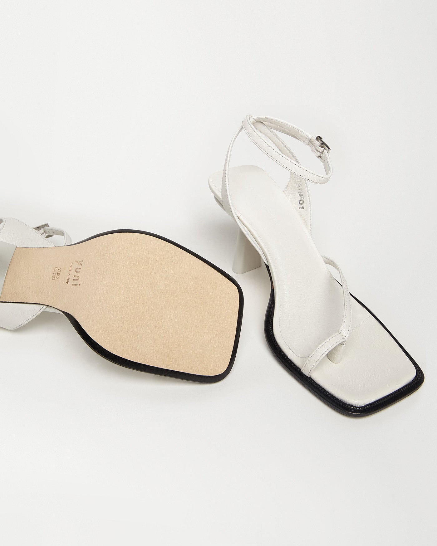 Castrise Mid-Heel Sandal in Cloud