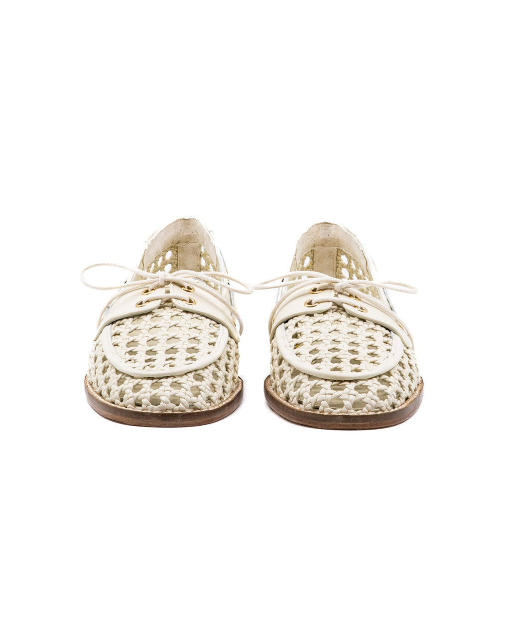 Carla White Leather Loafer