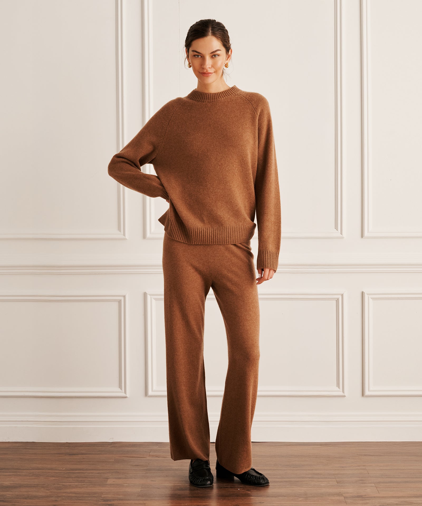 Signature Cashmere Straight Leg Pant