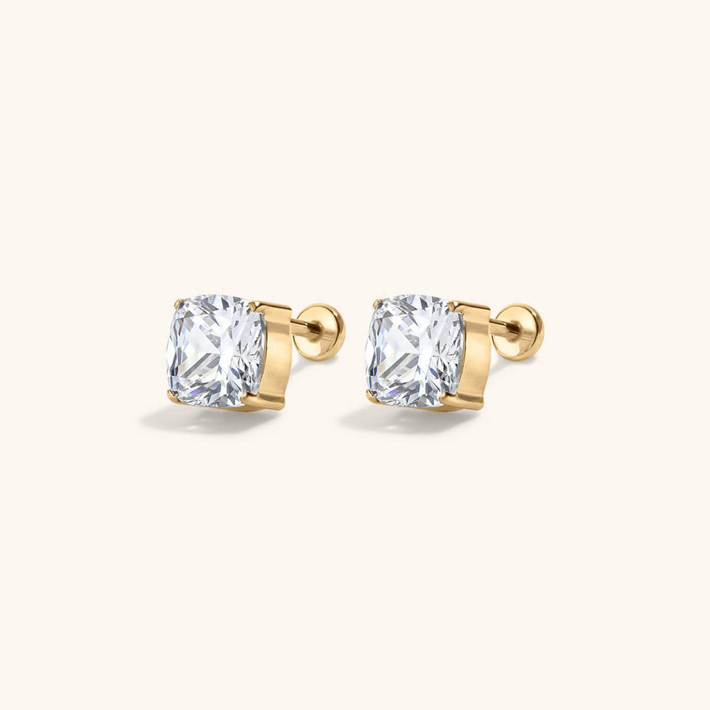 Celestial Crystal Cushion Nap Earrings