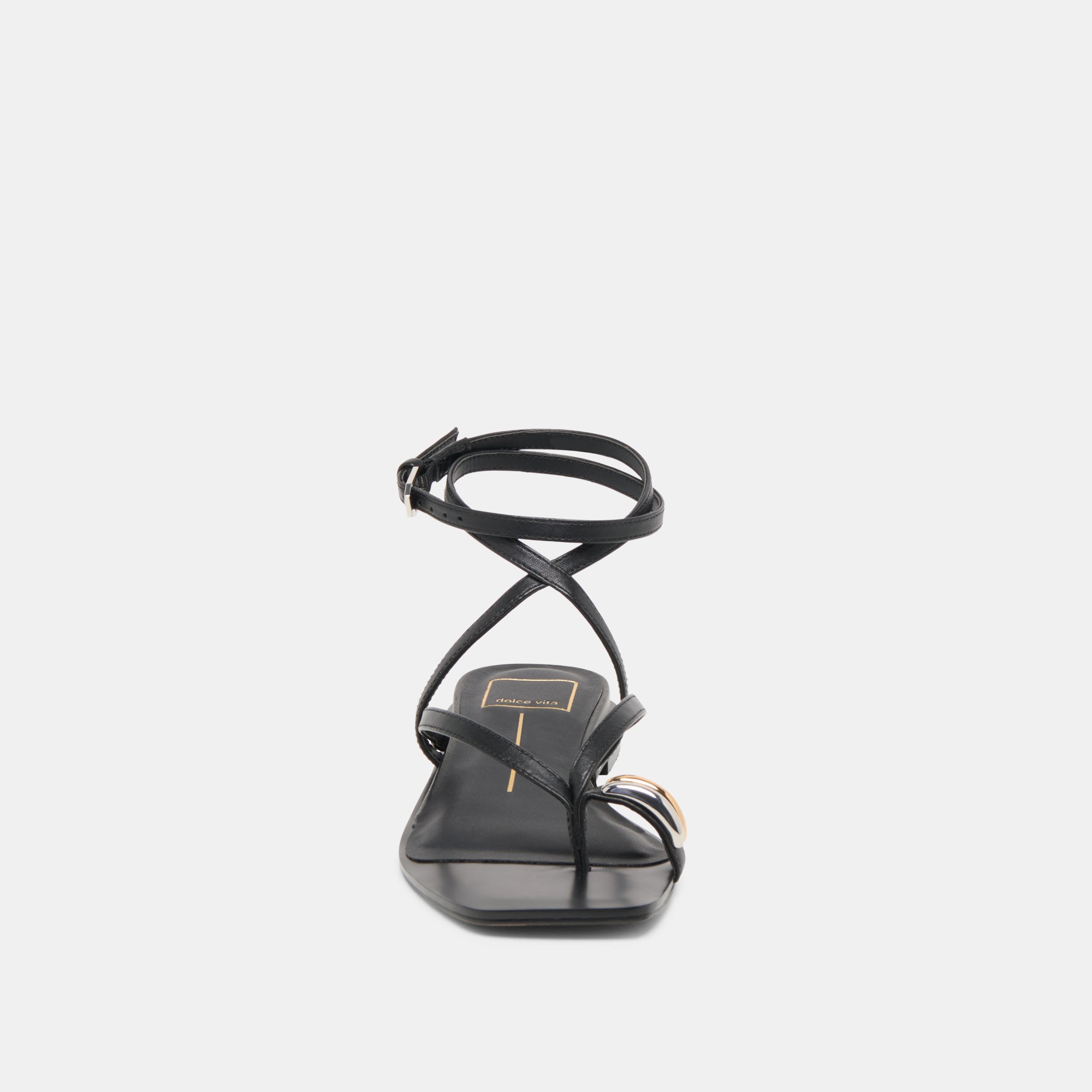 TYRICE SANDALS BLACK LEATHER
