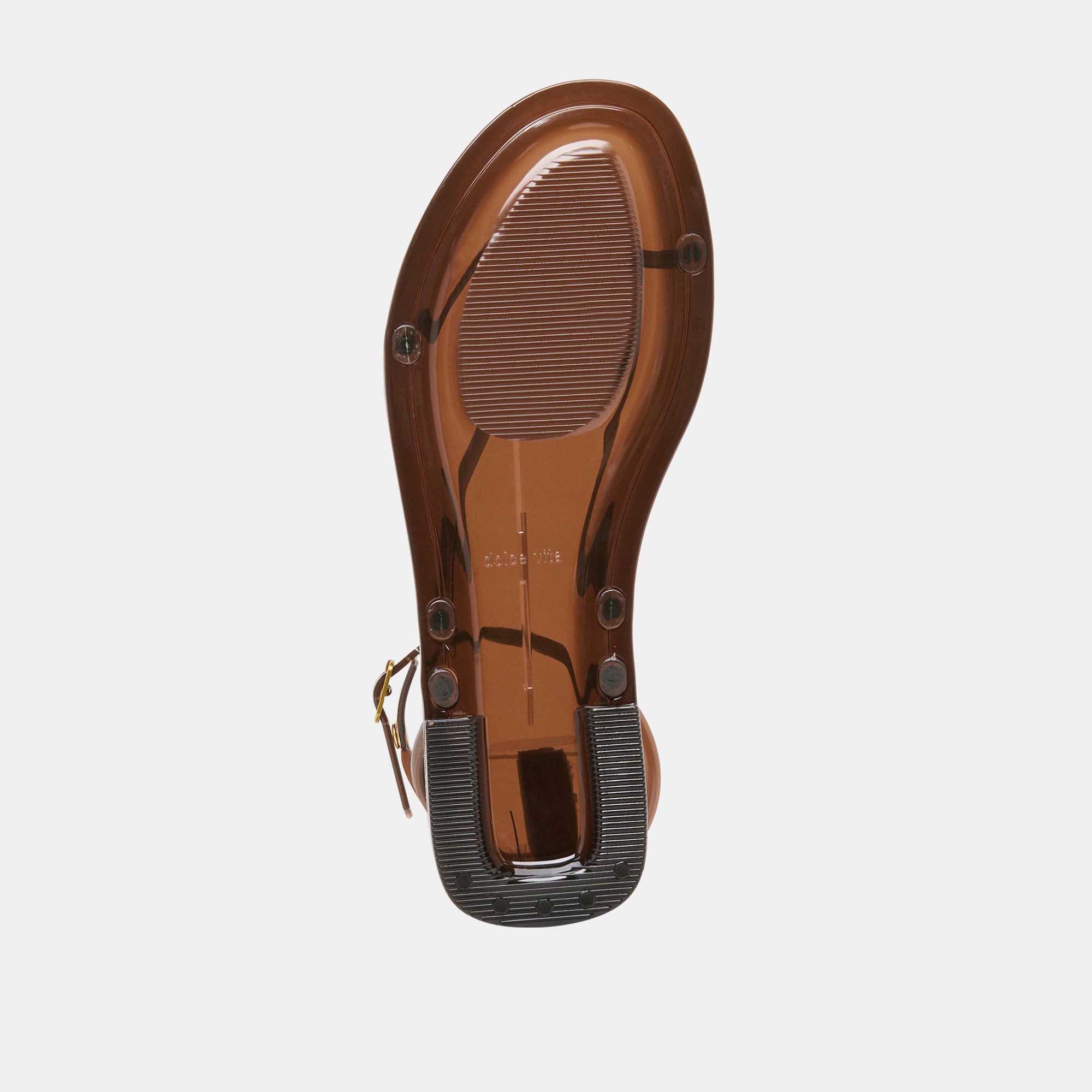 KENLEY VINYL SANDALS CHOCOLATE JELLY