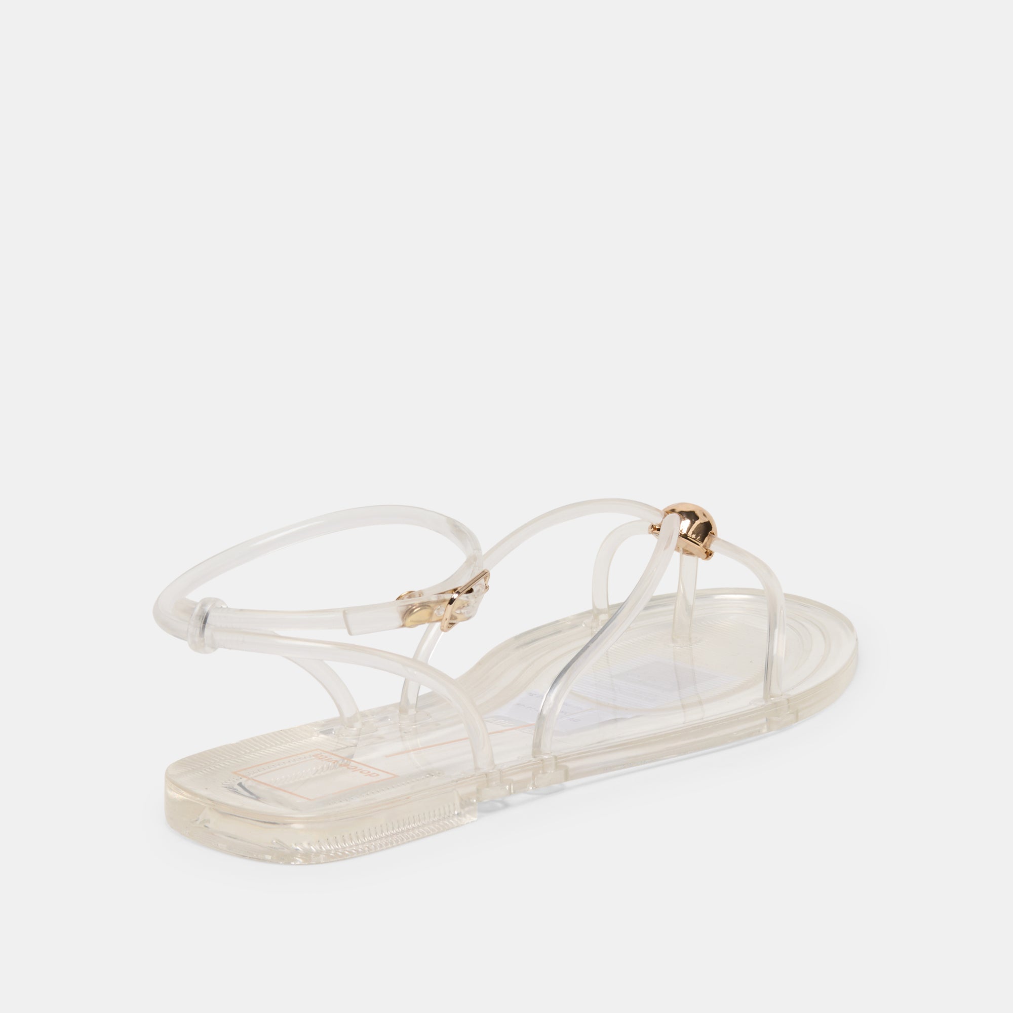 KENLEY VINYL SANDALS CRYSTAL JELLY