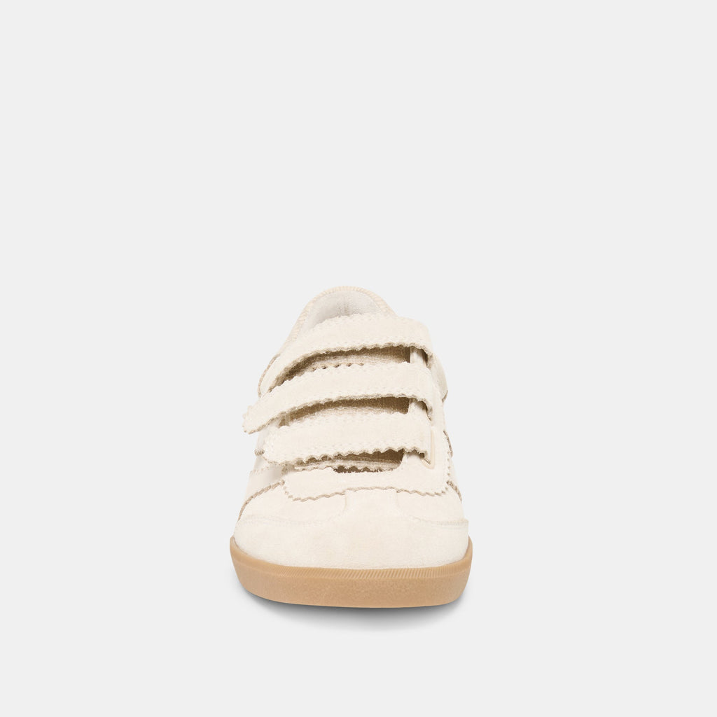 MERIT VELCRO SNEAKERS IVORY LEATHER