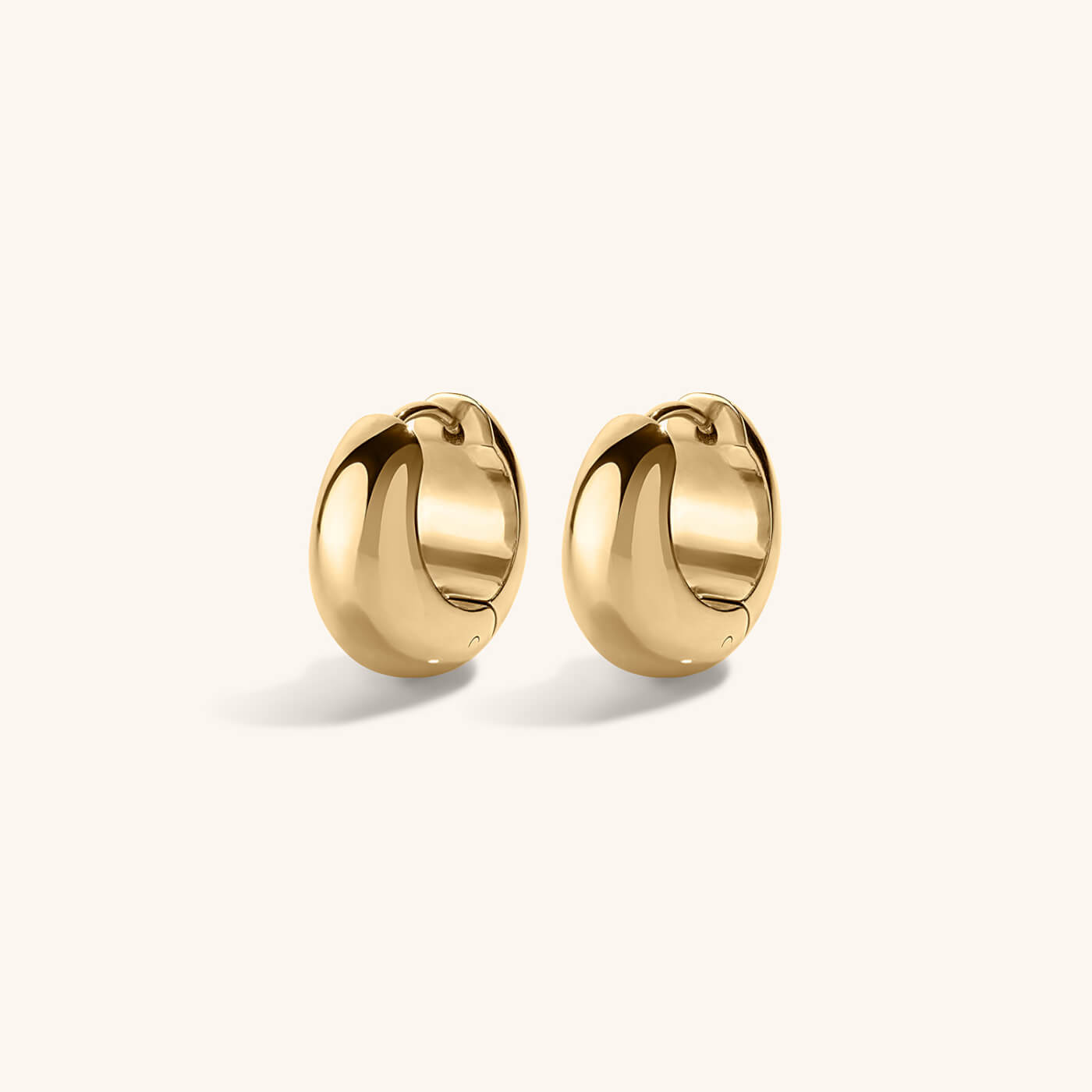 Dewdrop Huggie Hoops