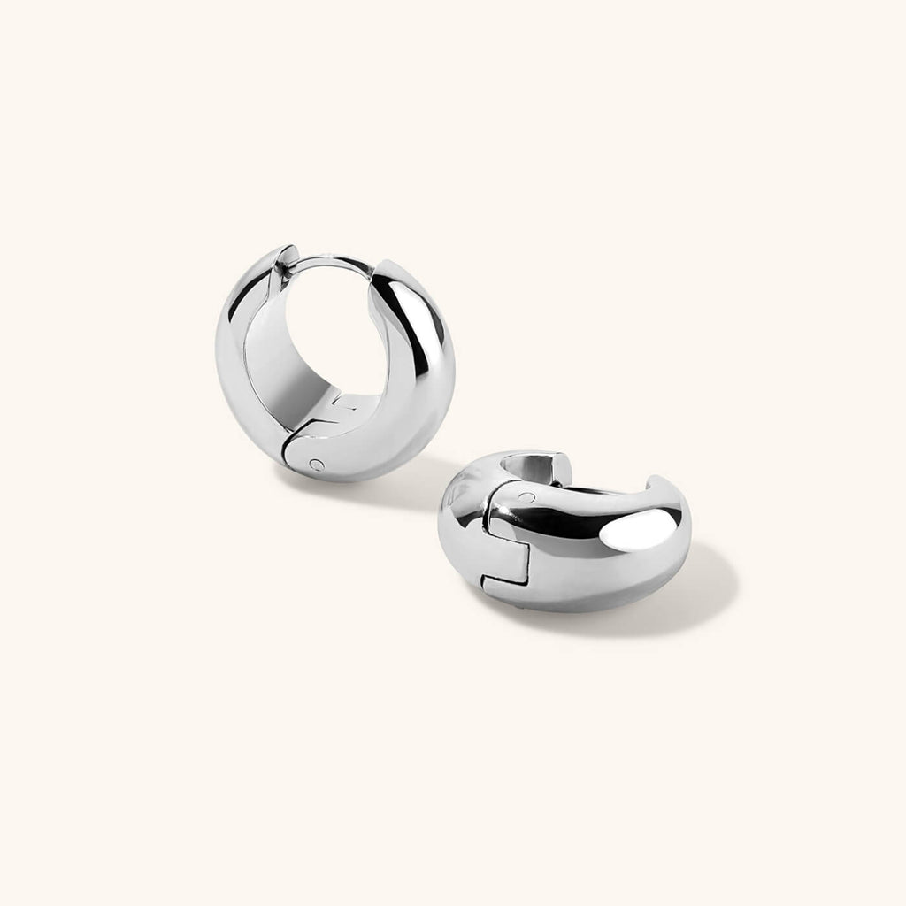Dewdrop Huggie Hoops