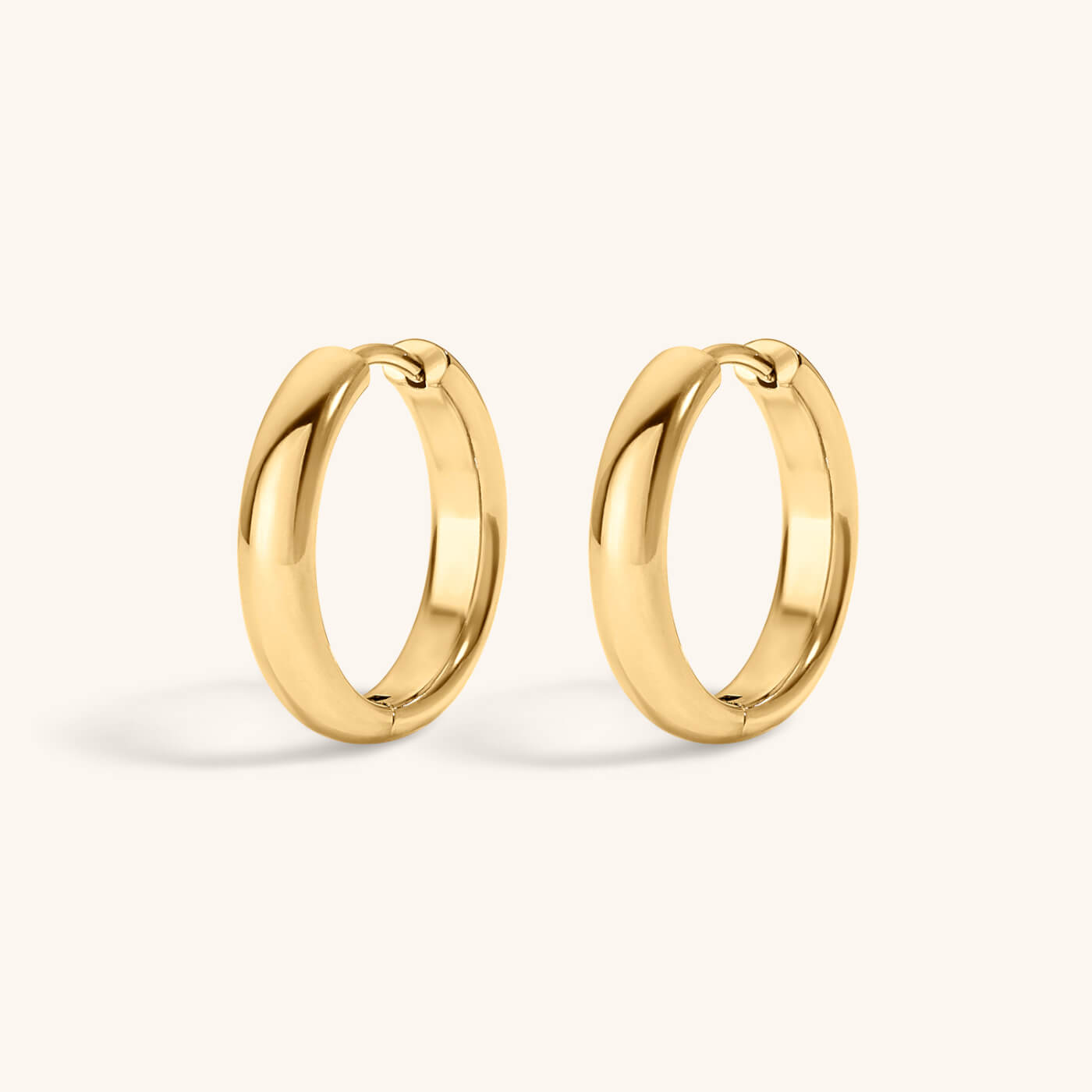 Bold Hoops, 14mm