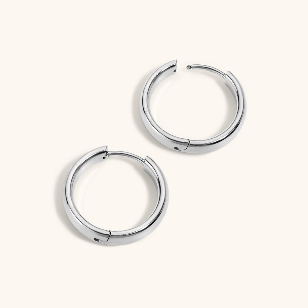 Bold Hoops, 14mm