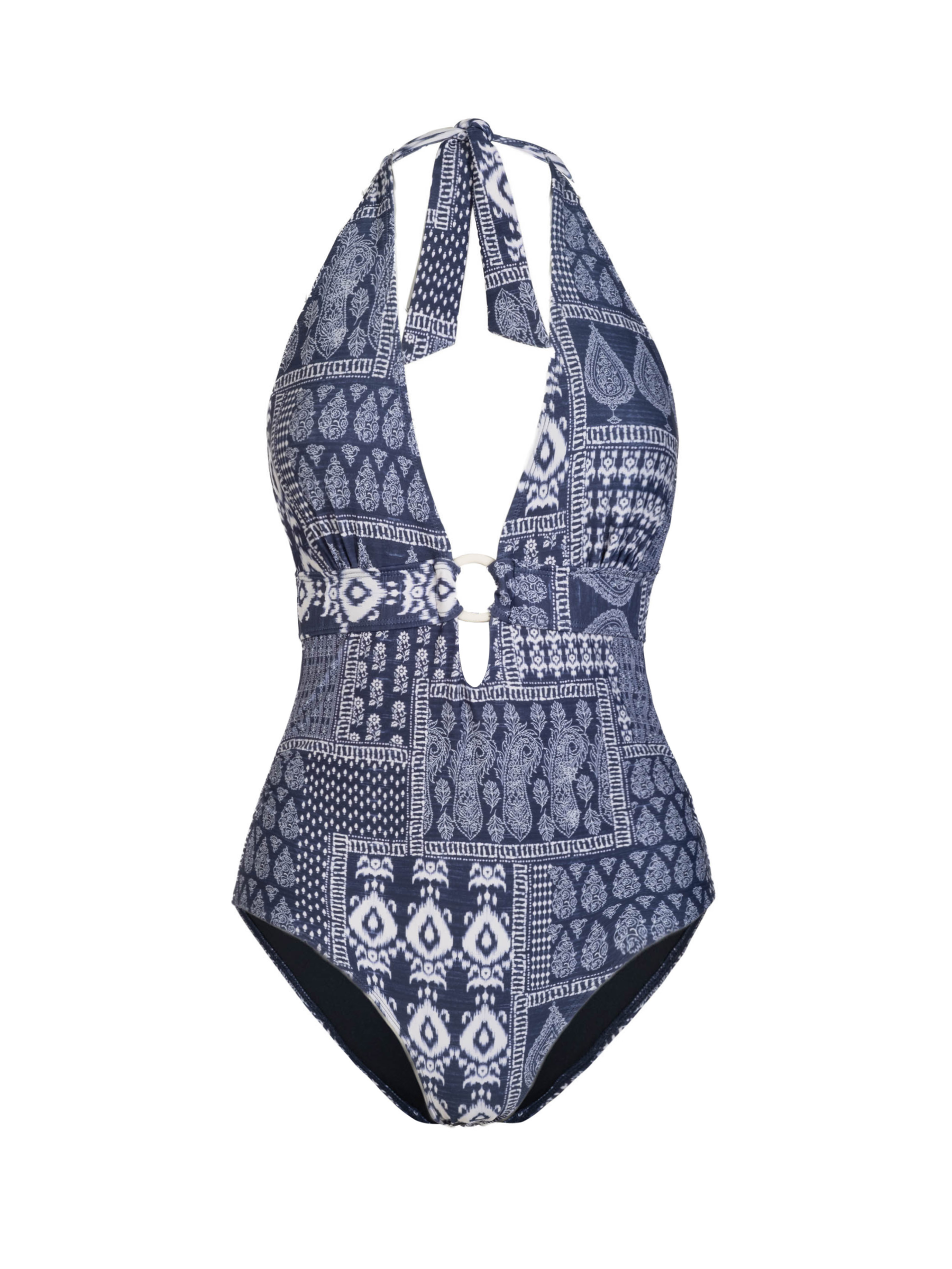 Gabrielle Halter One Piece In Tivara Patchwork