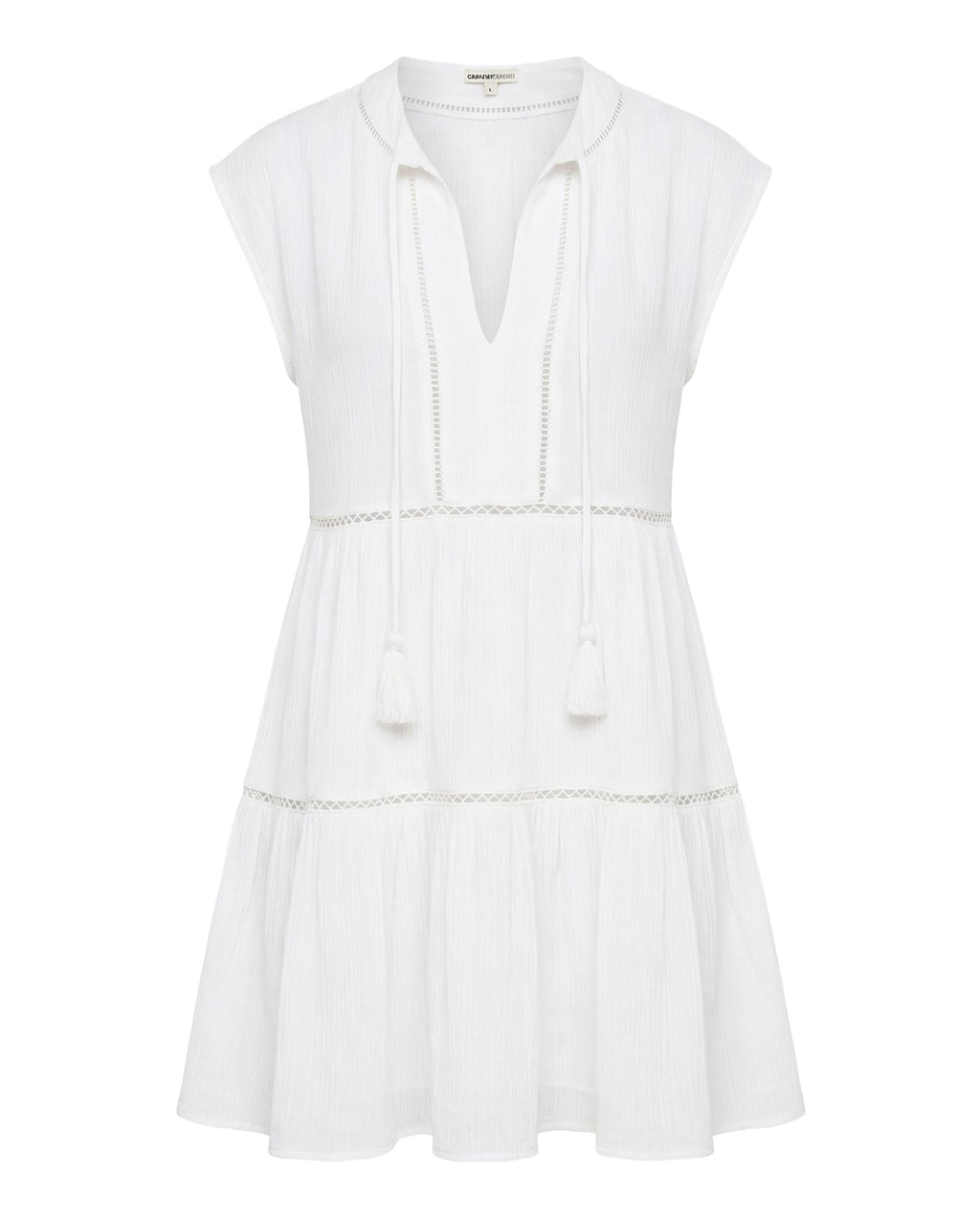 Gari Dress Fresh White