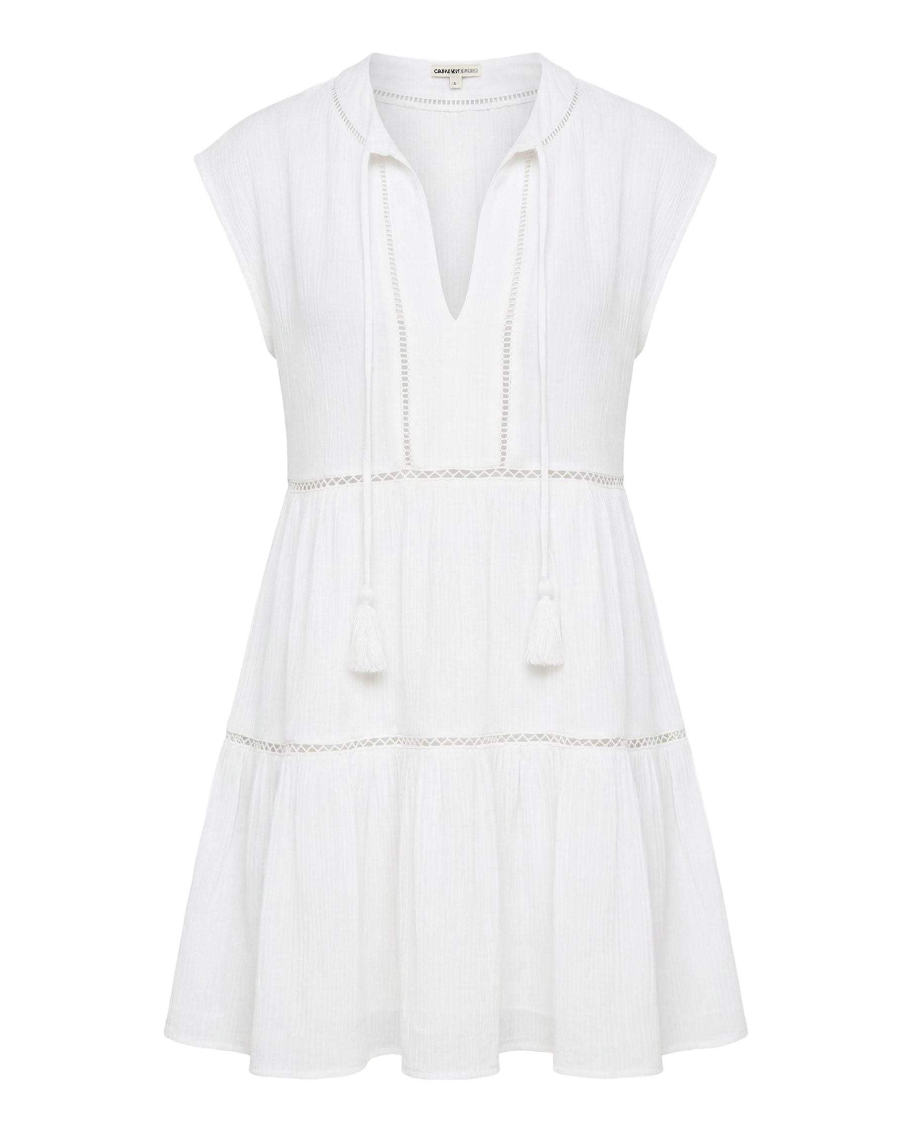 Gari Dress Fresh White