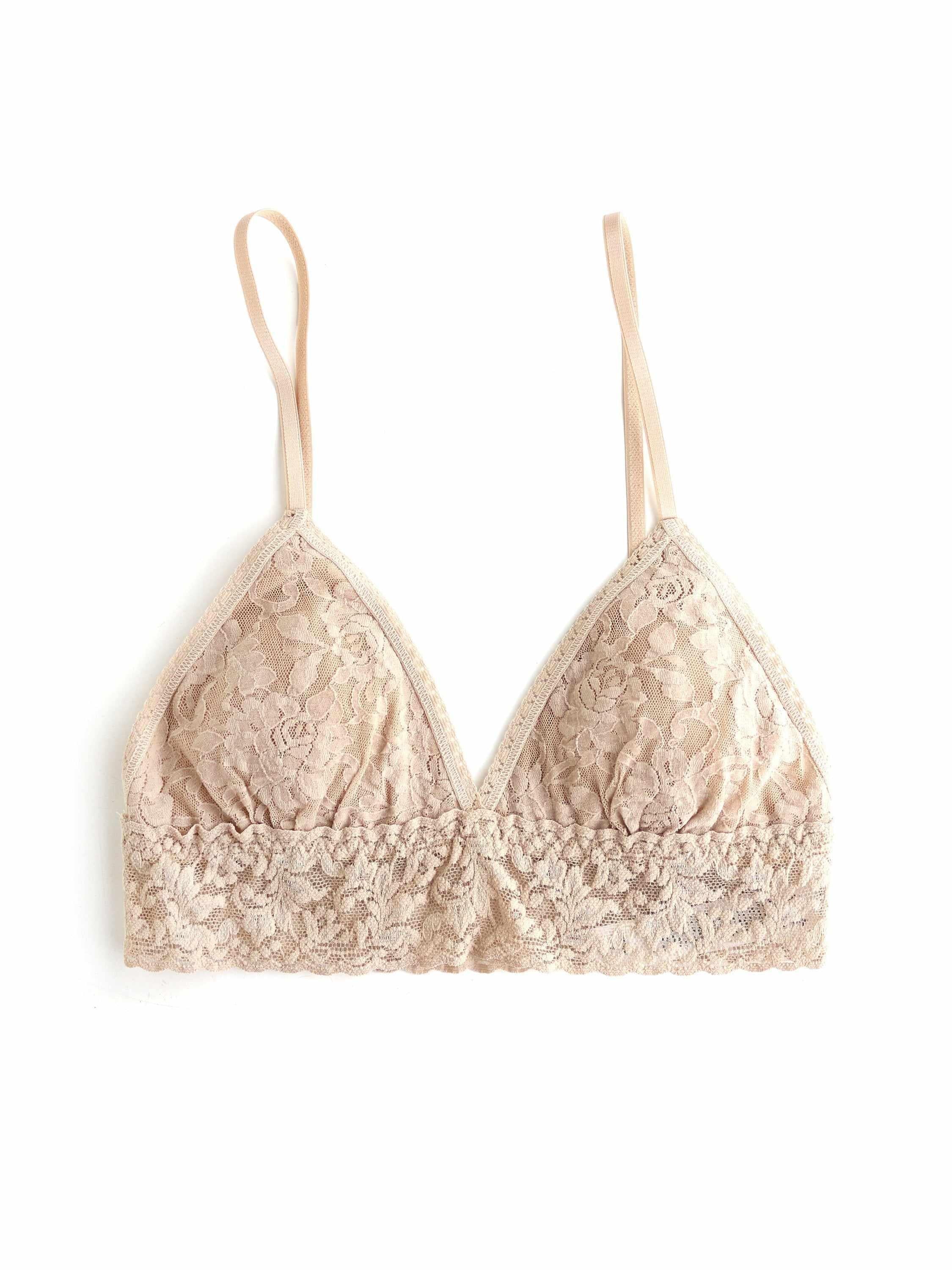 Signature Lace® Padded Triangle Bralette Chai