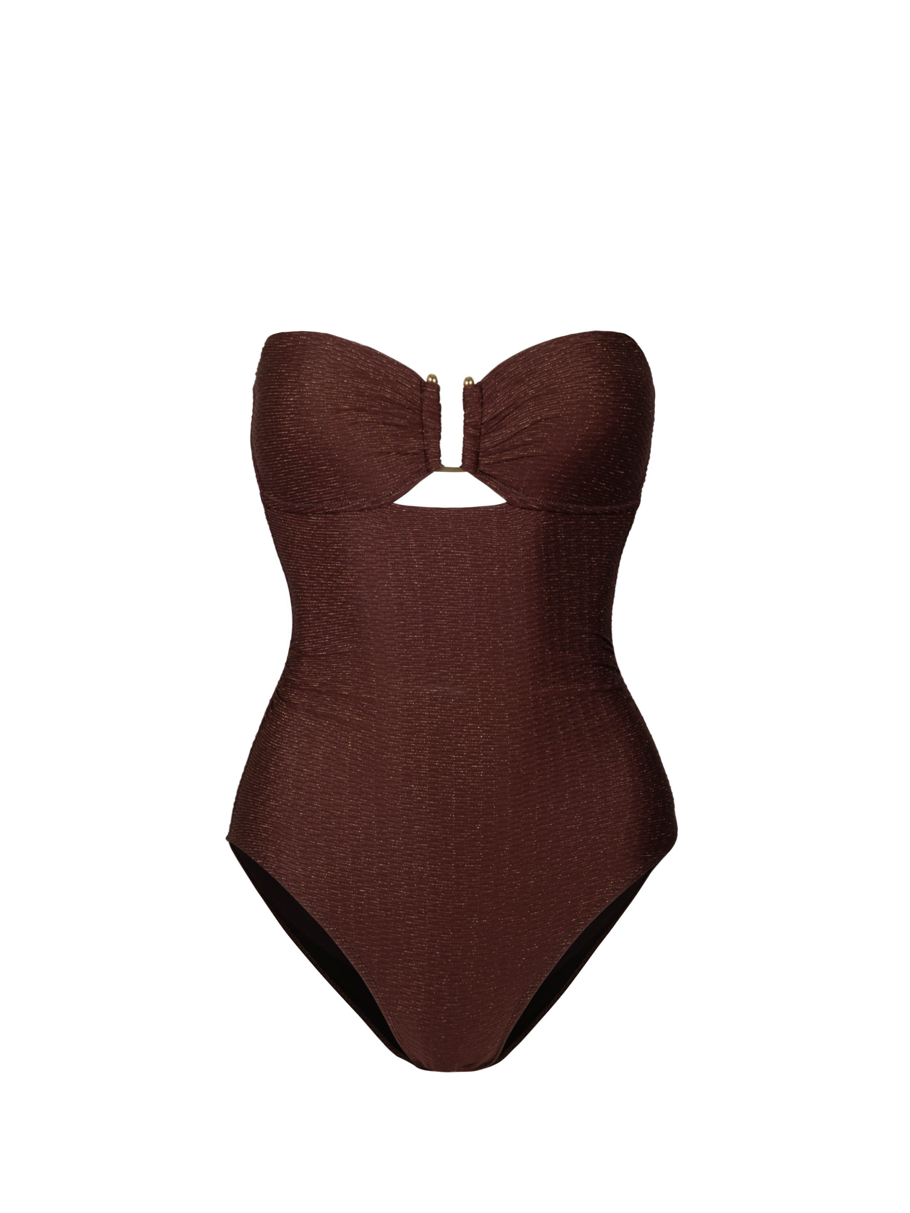 Juliette One Piece In Cacao Metallic