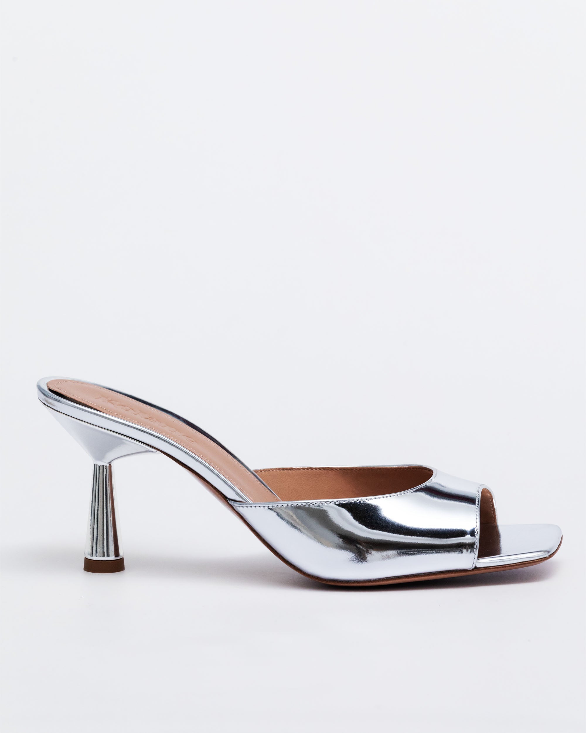 Greta Mule 70 Mirror Leather