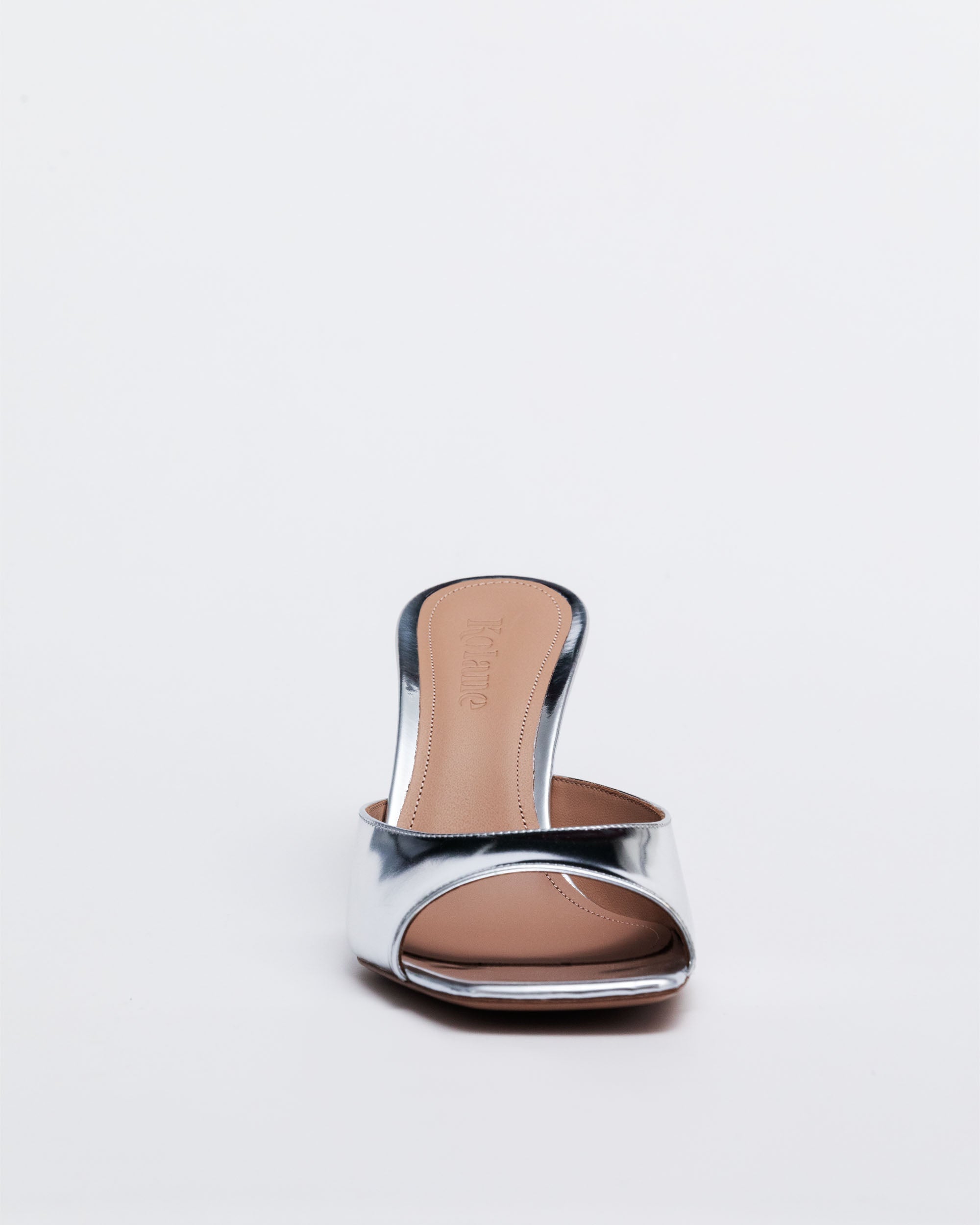 Greta Mule 70 Mirror Leather