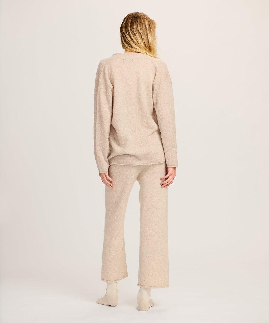 Lightweight Cashmere Open Front Cardigan