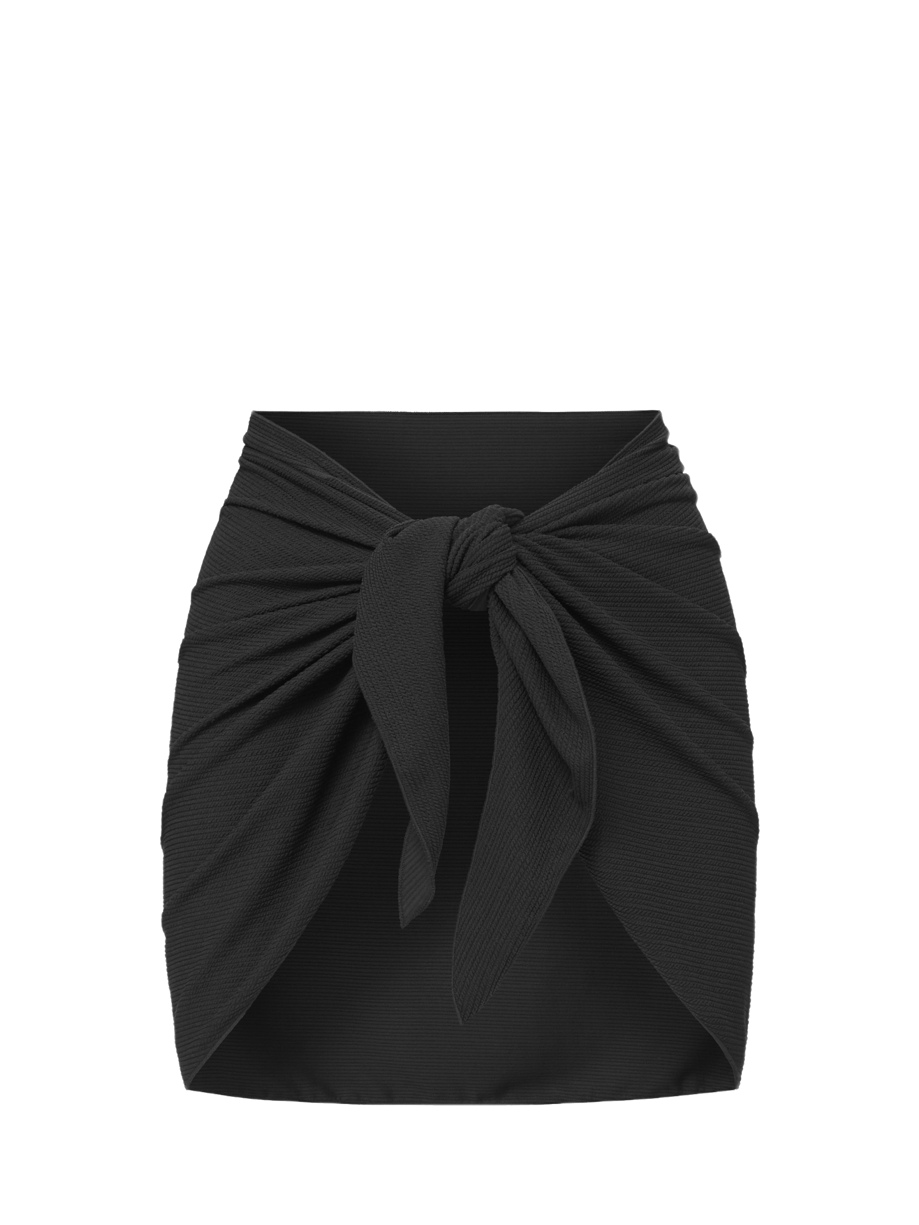 Liv Sarong In Black Texture