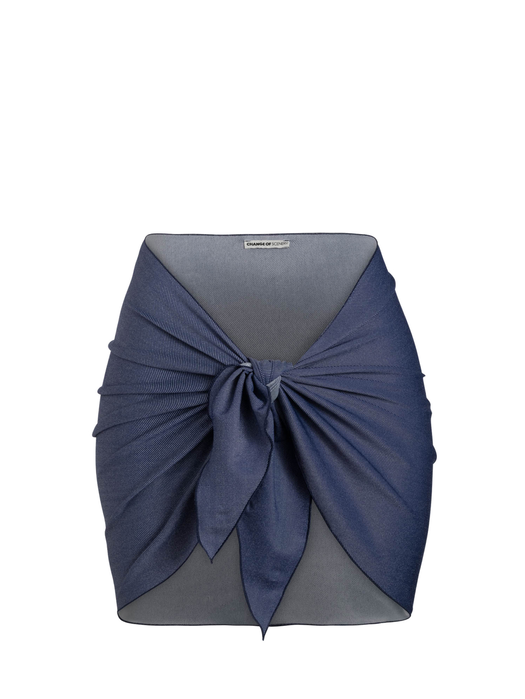 Liv Sarong In Indigo Twill