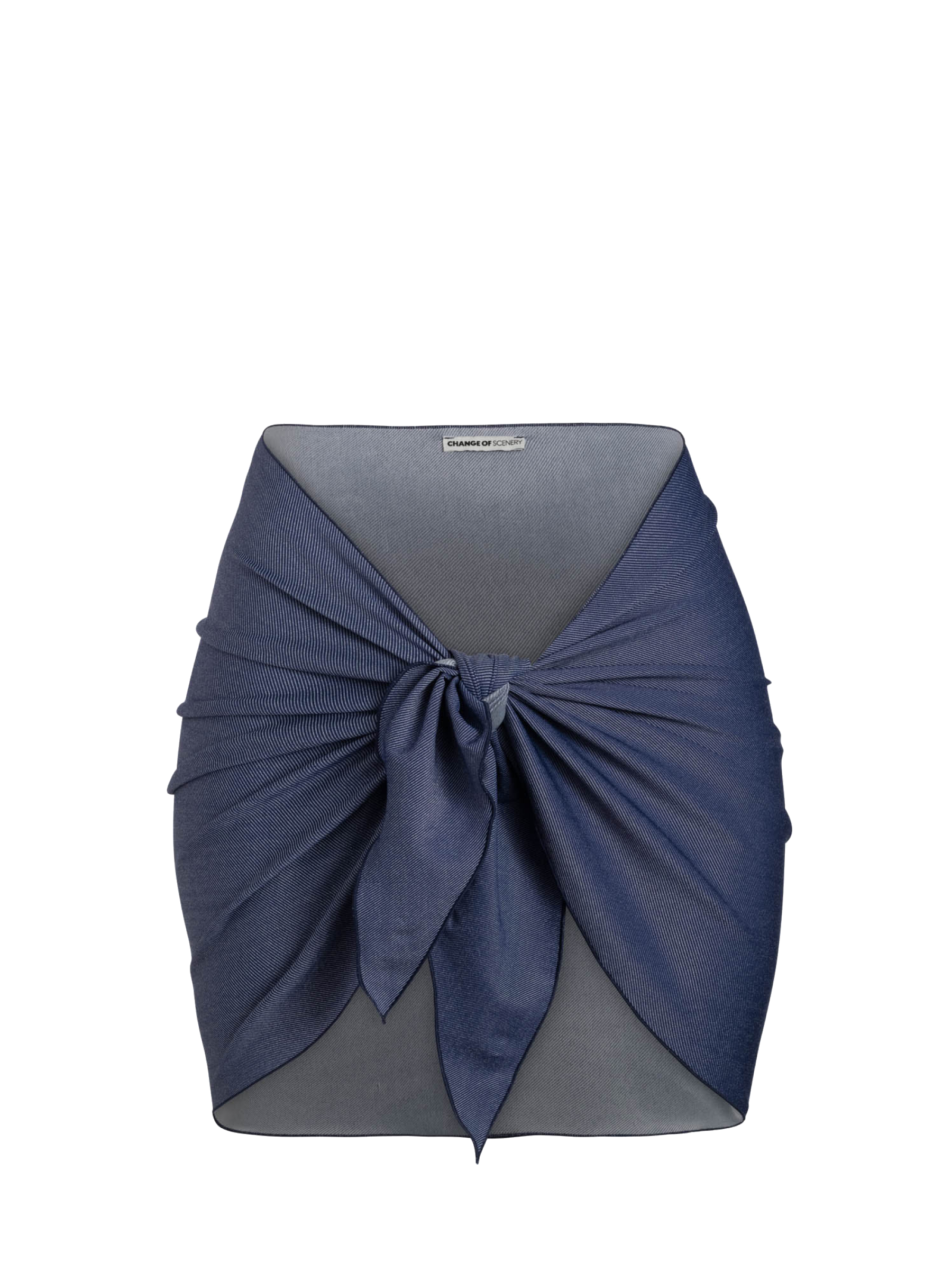 Liv Sarong In Indigo Twill