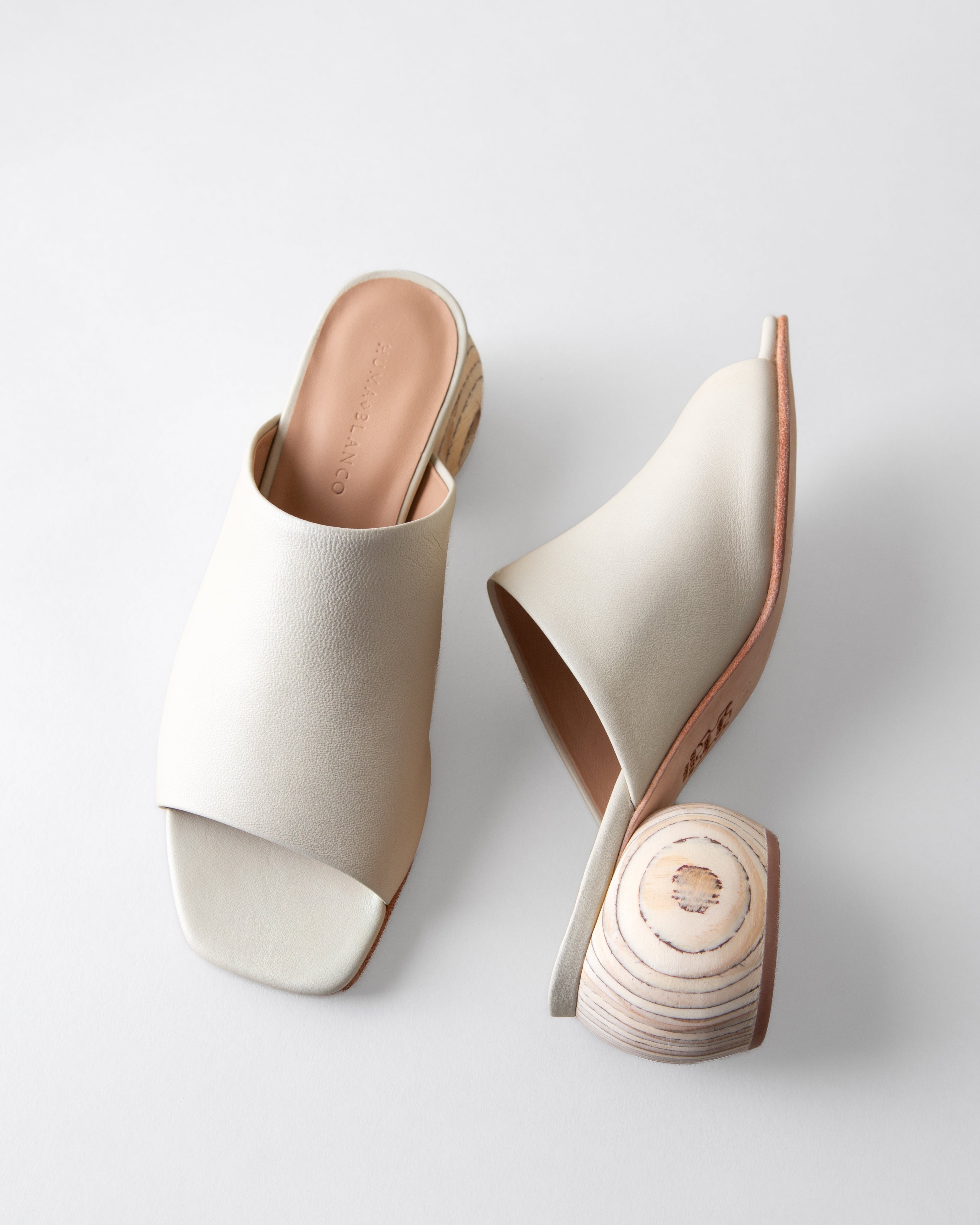 MILLA MULE BONE NAPPA