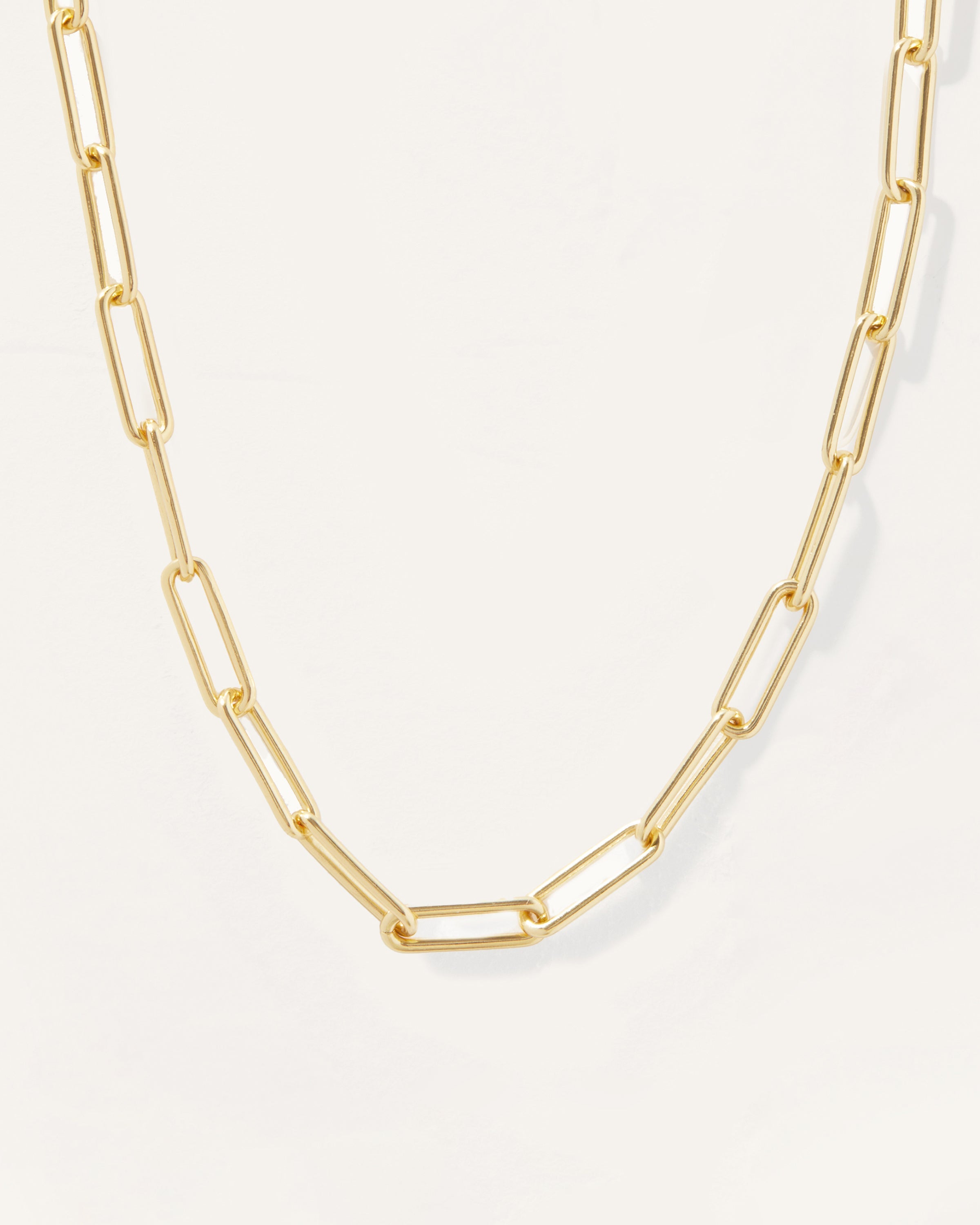 Bold Paperclip Chain Necklace