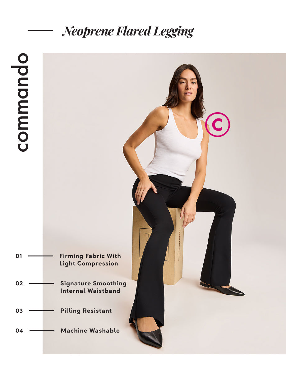 Neoprene Flared Legging
