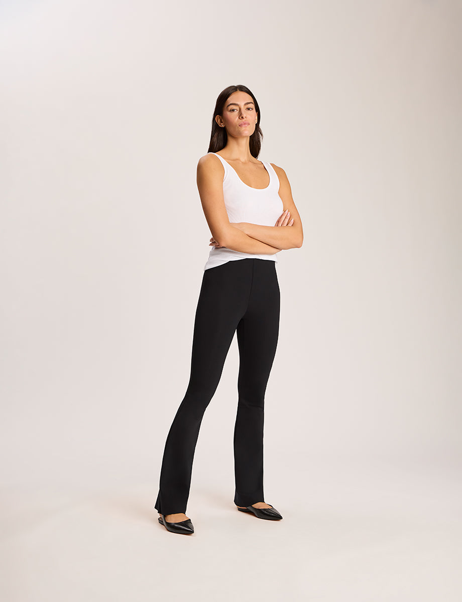 Neoprene Flared Legging