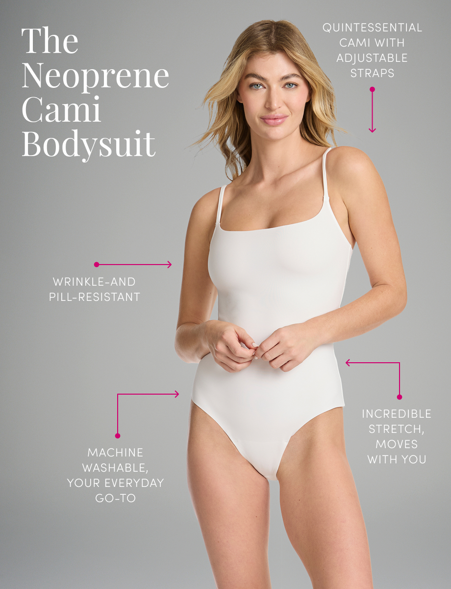 Neoprene Cami Bodysuit