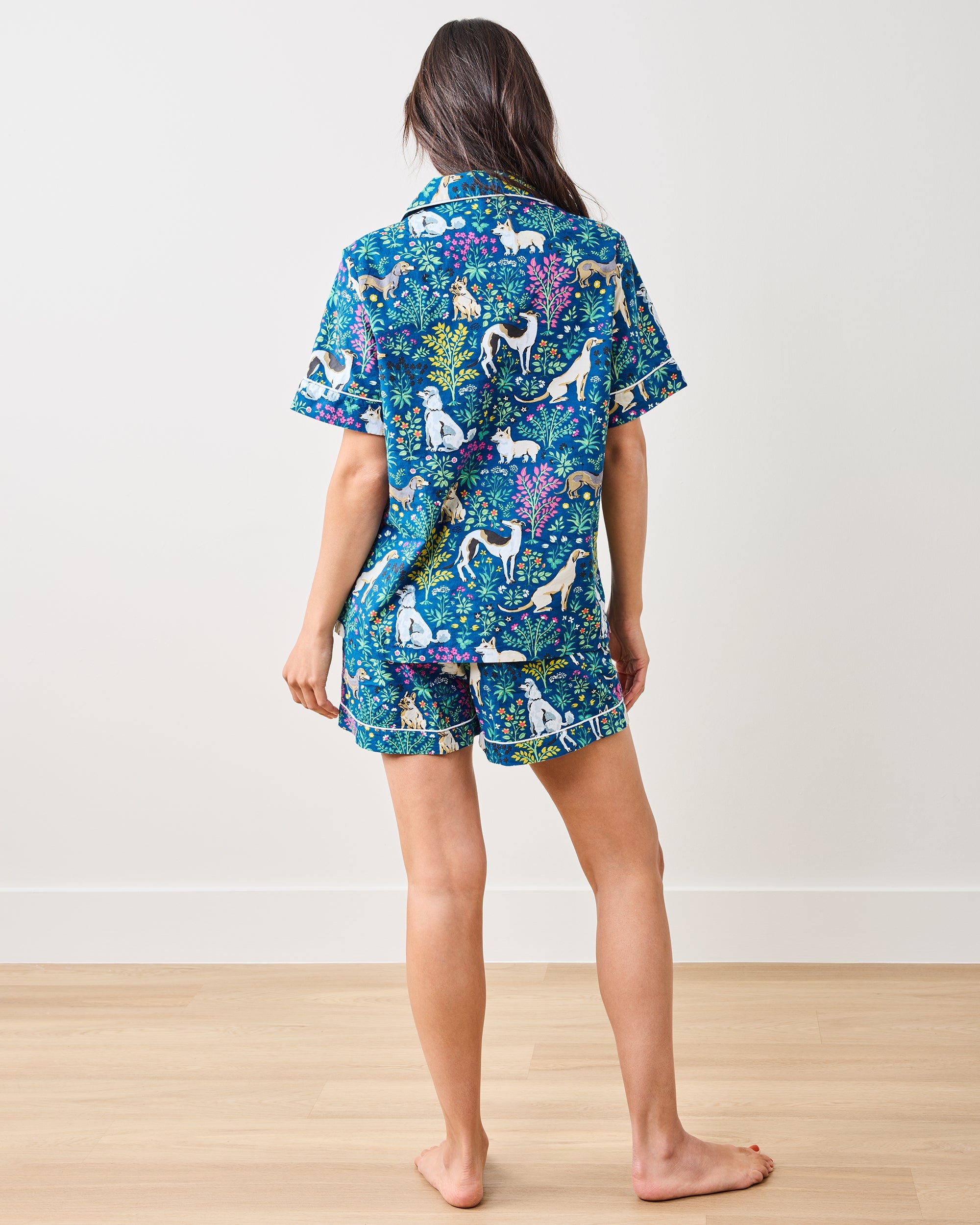 Must Love Dogs - Short PJ Set - Indigo