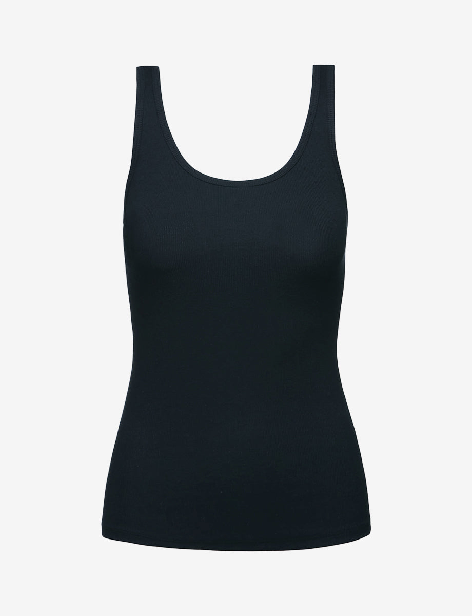 Luxury Rib Scoop Tank
