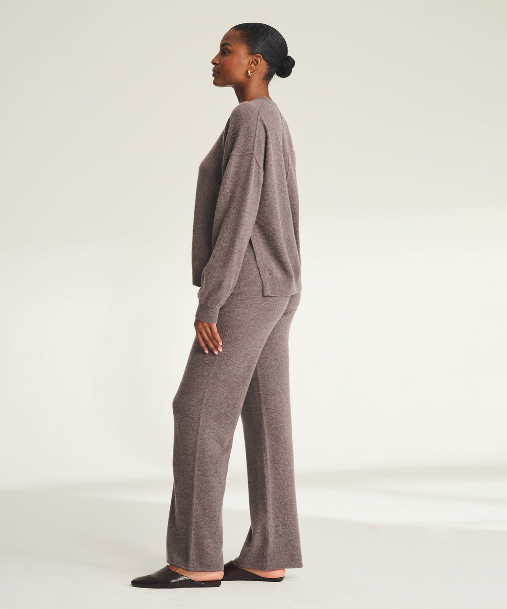 Signature Cashmere Straight Leg Pant