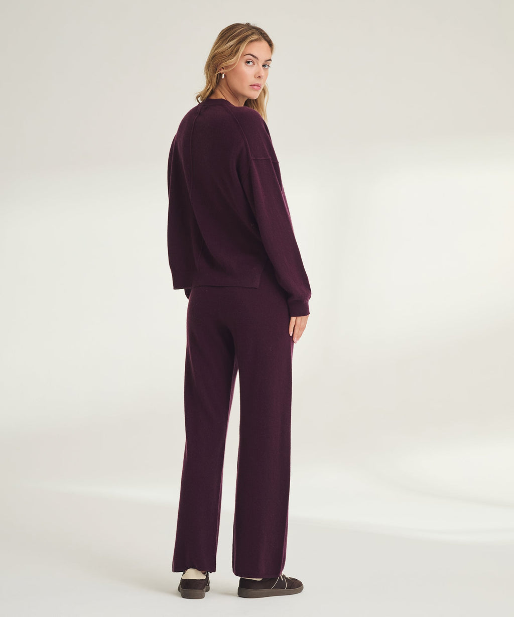 Signature Cashmere Straight Leg Pant