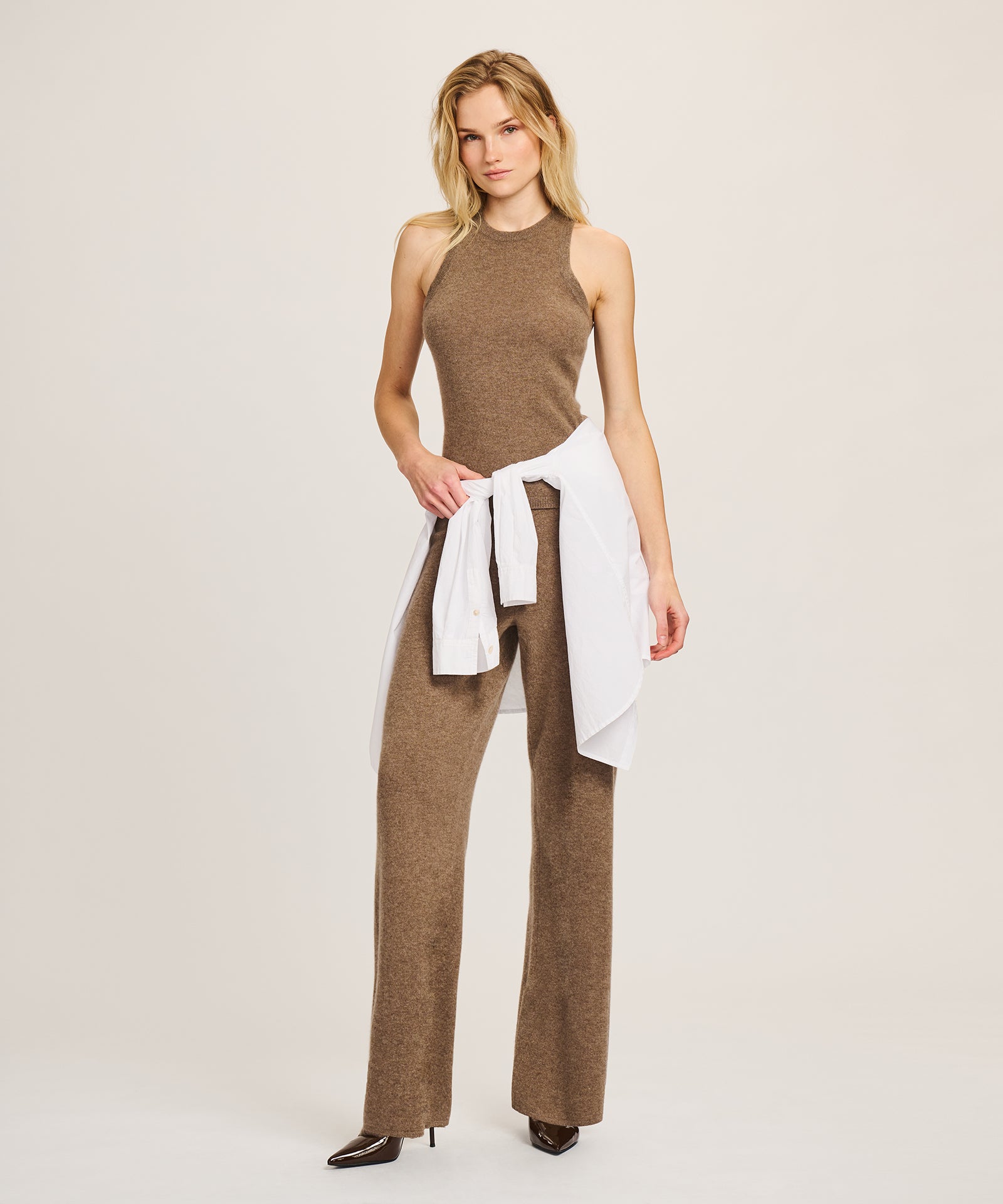 Signature Cashmere Straight Leg Pant