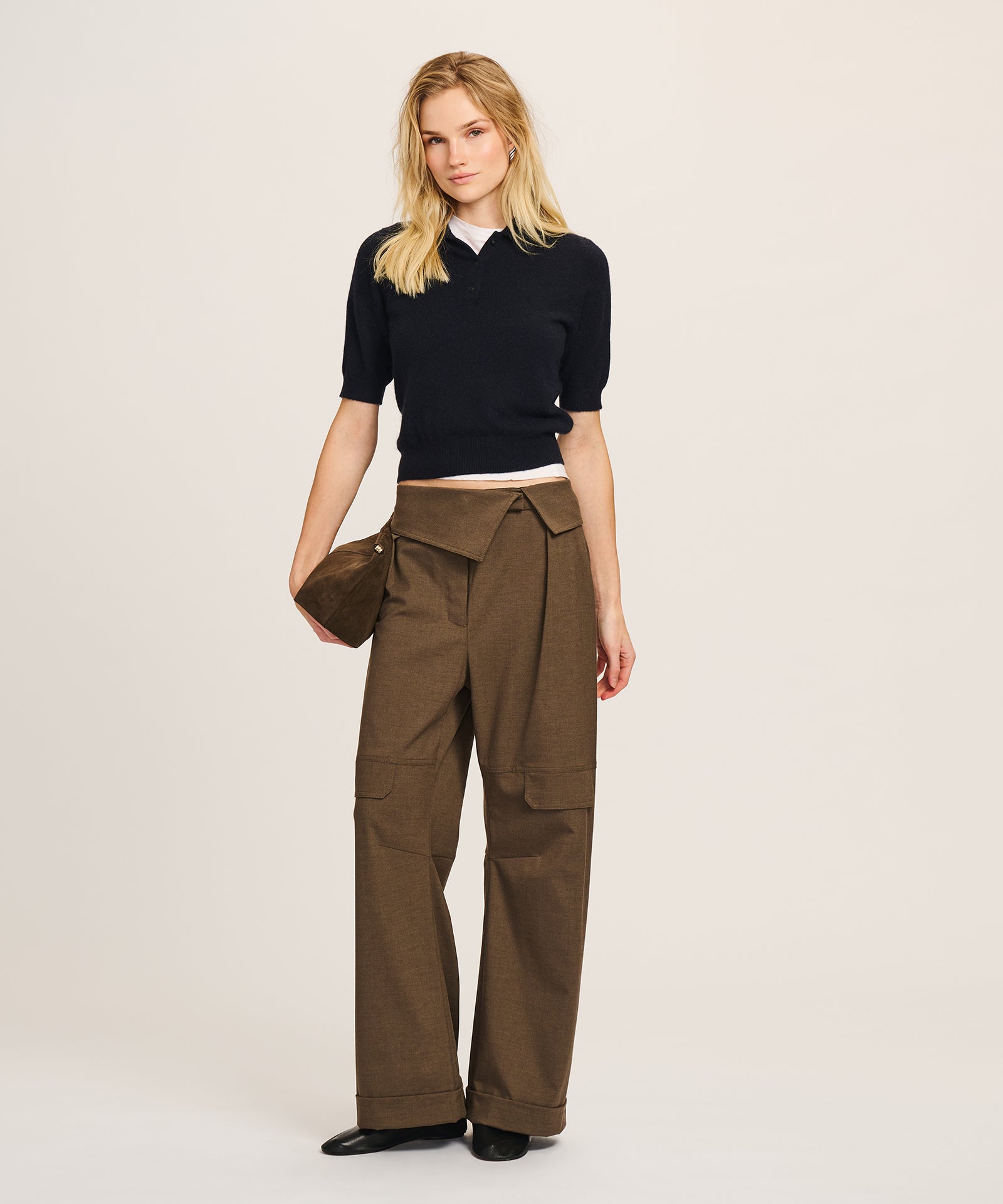 Signature Cashmere Short Sleeve Polo
