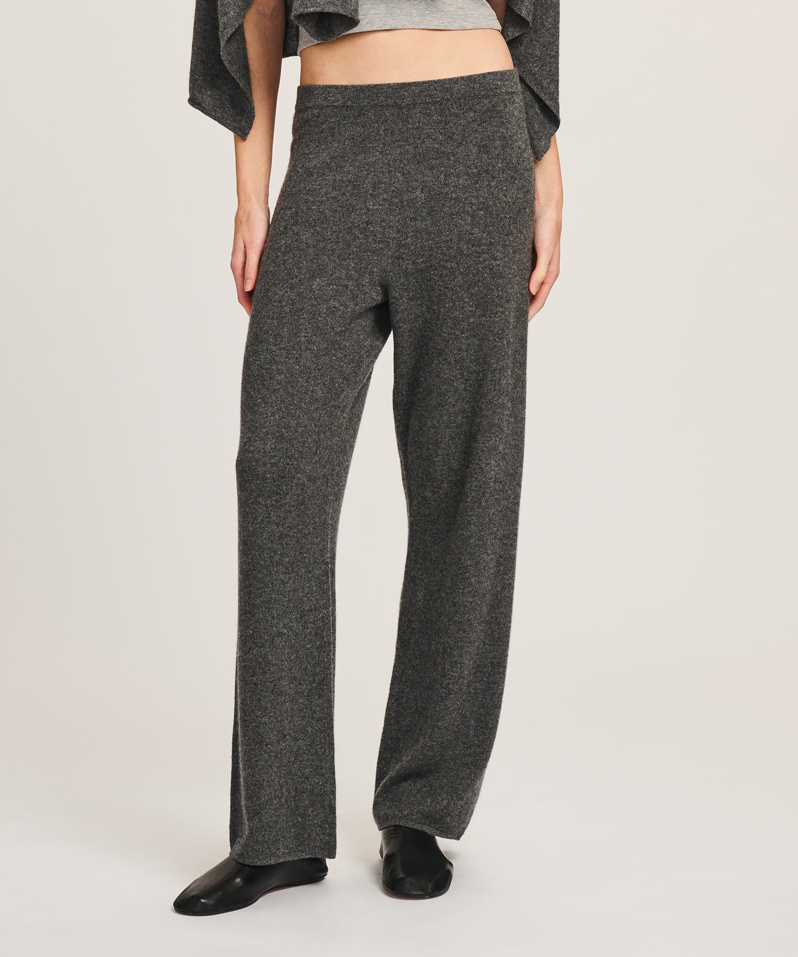 Signature Cashmere Straight Leg Pant