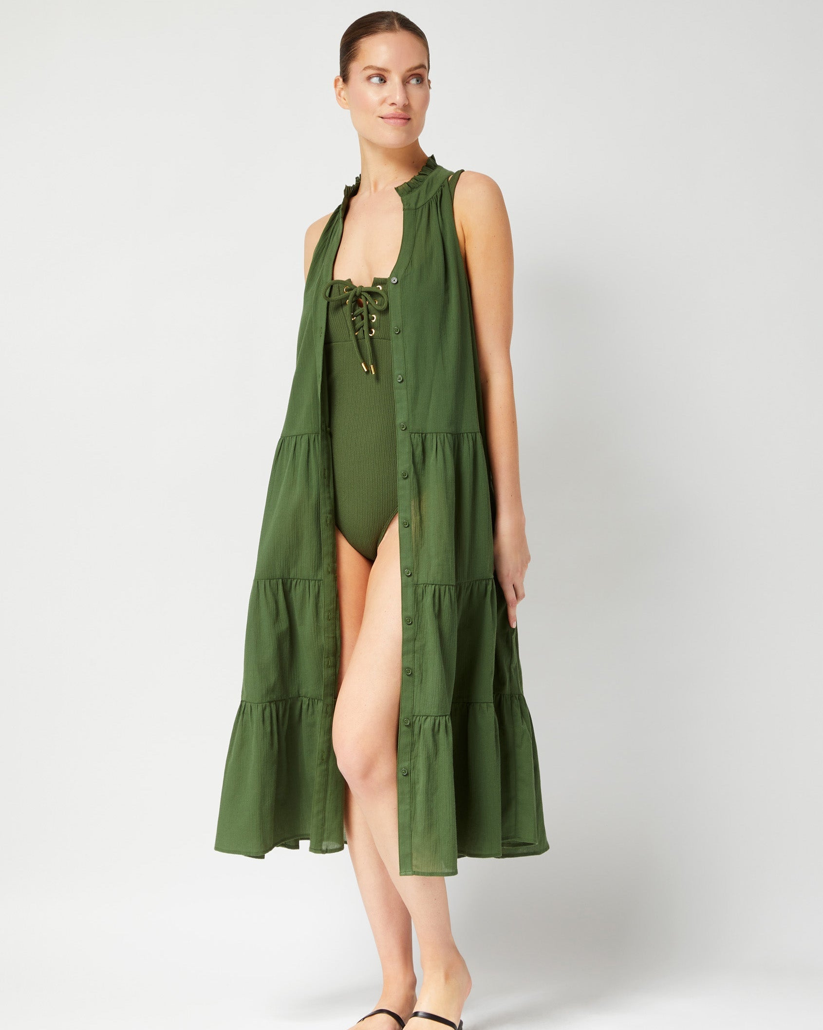 Taylor One Piece Olive Texture