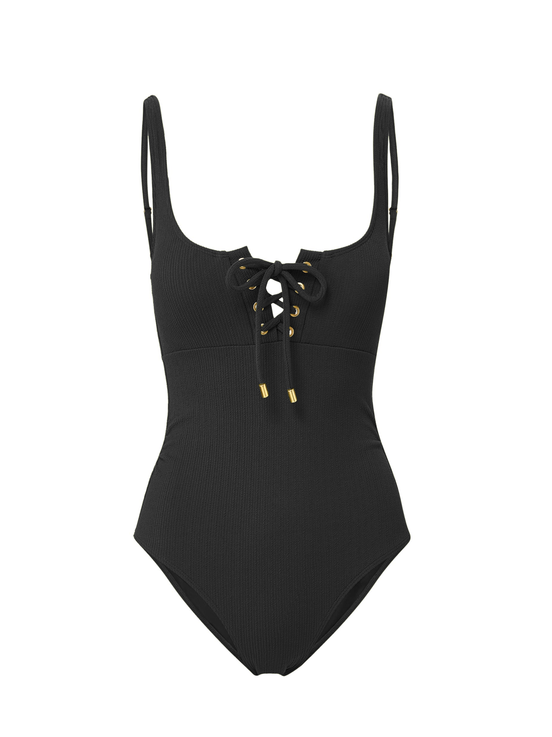 Taylor One Piece In Black Texture